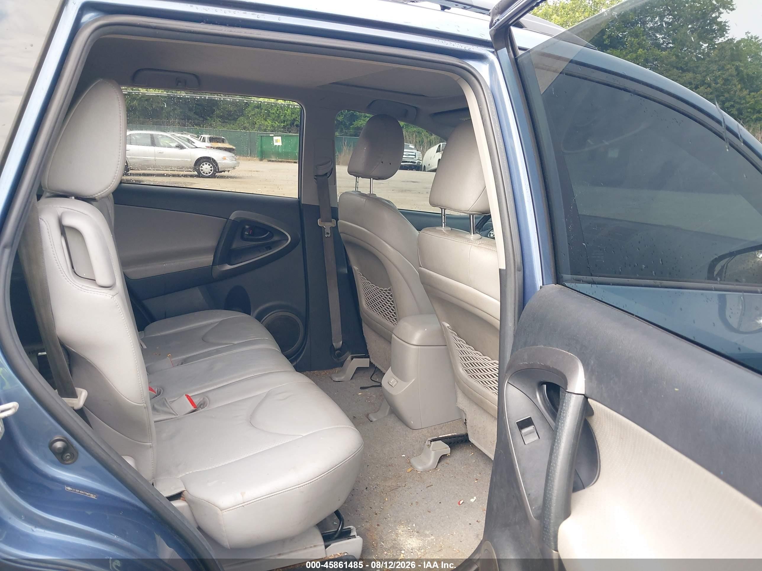 2012 Toyota Rav4 Limited Blue vin: 2T3DF4DV7CW259632