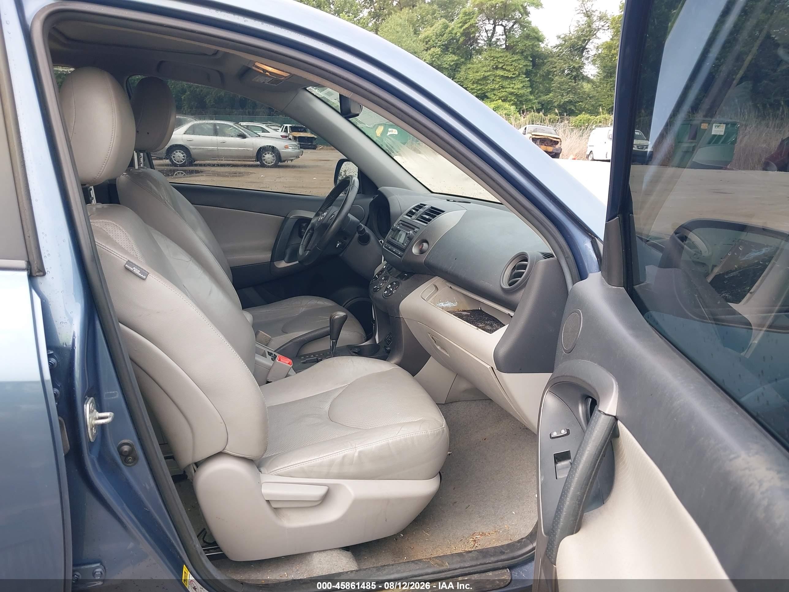 2012 Toyota Rav4 Limited Blue vin: 2T3DF4DV7CW259632