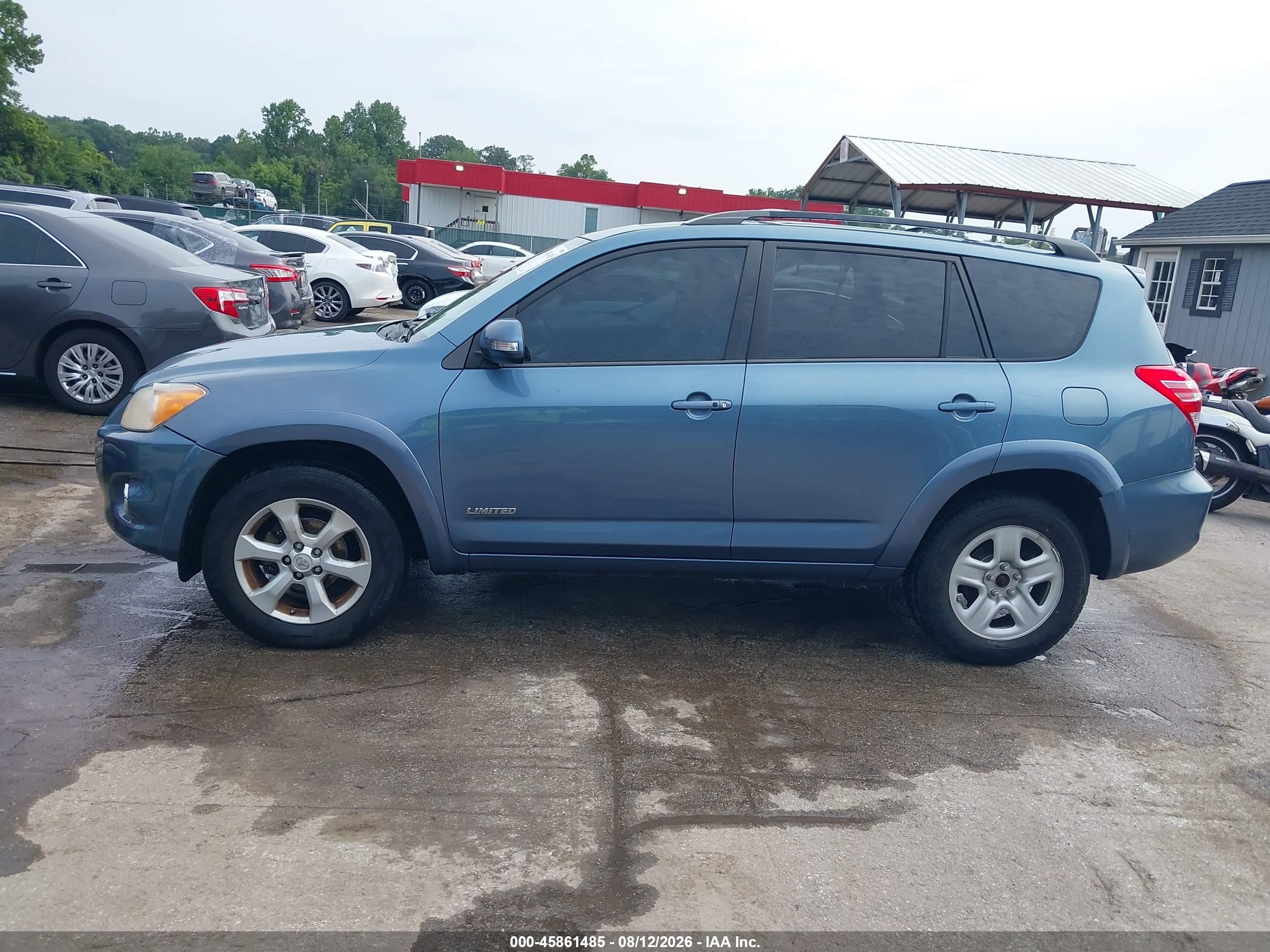 2012 Toyota Rav4 Limited Blue vin: 2T3DF4DV7CW259632