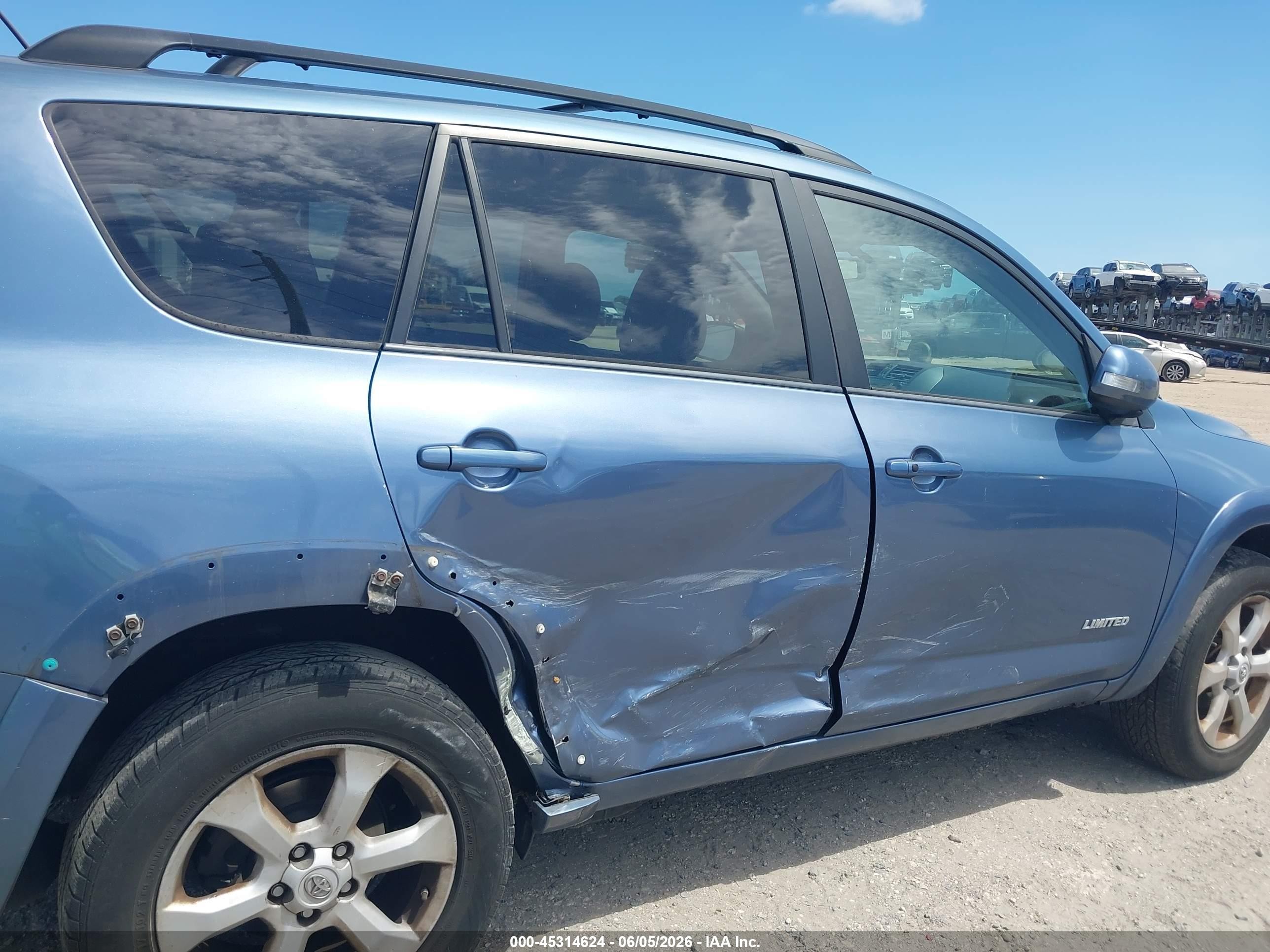 2011 Toyota Rav4 Limited Синий vin: 2T3DF4DV8BW153592
