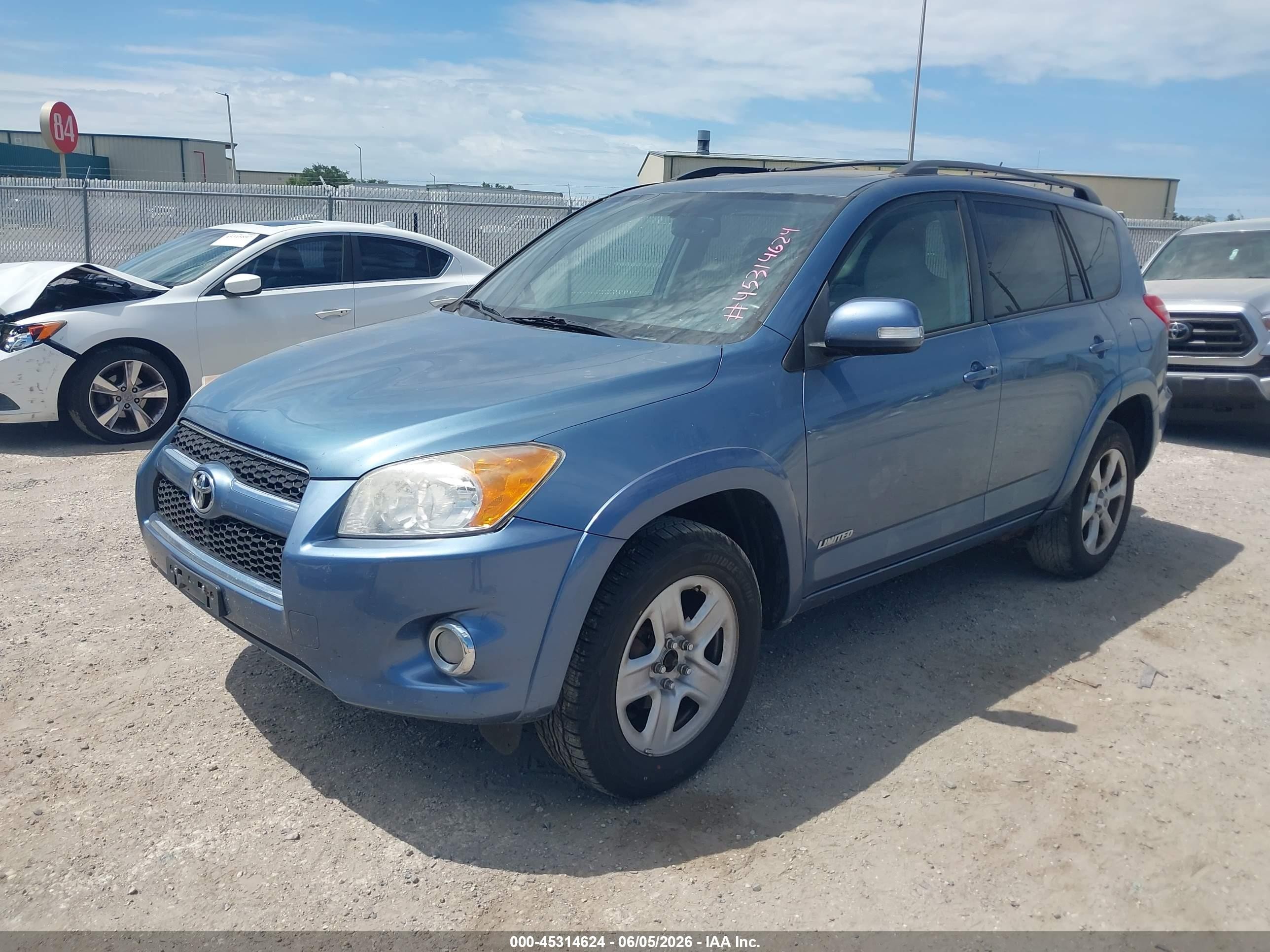 2011 Toyota Rav4 Limited Синий vin: 2T3DF4DV8BW153592