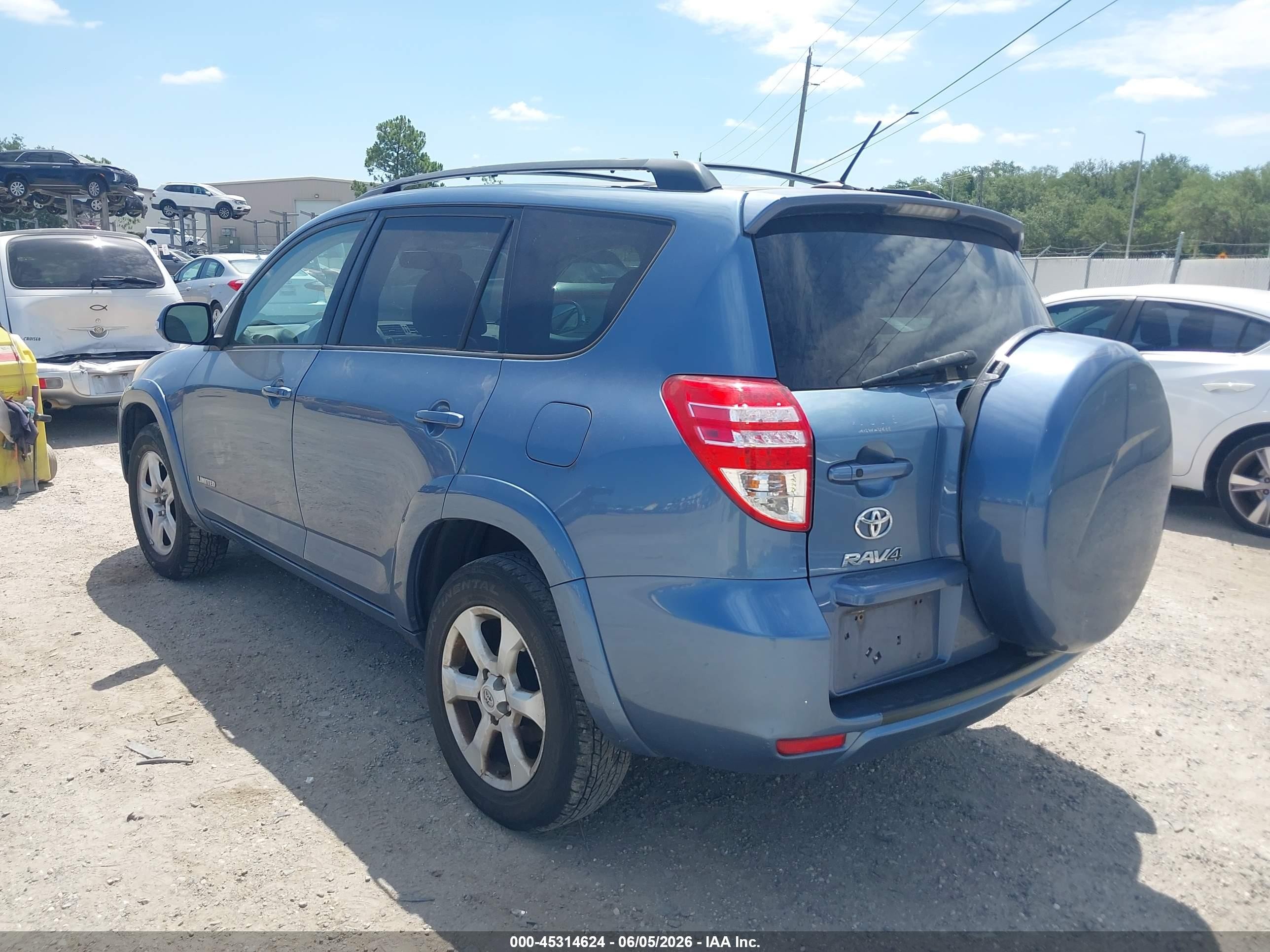 2011 Toyota Rav4 Limited Синий vin: 2T3DF4DV8BW153592