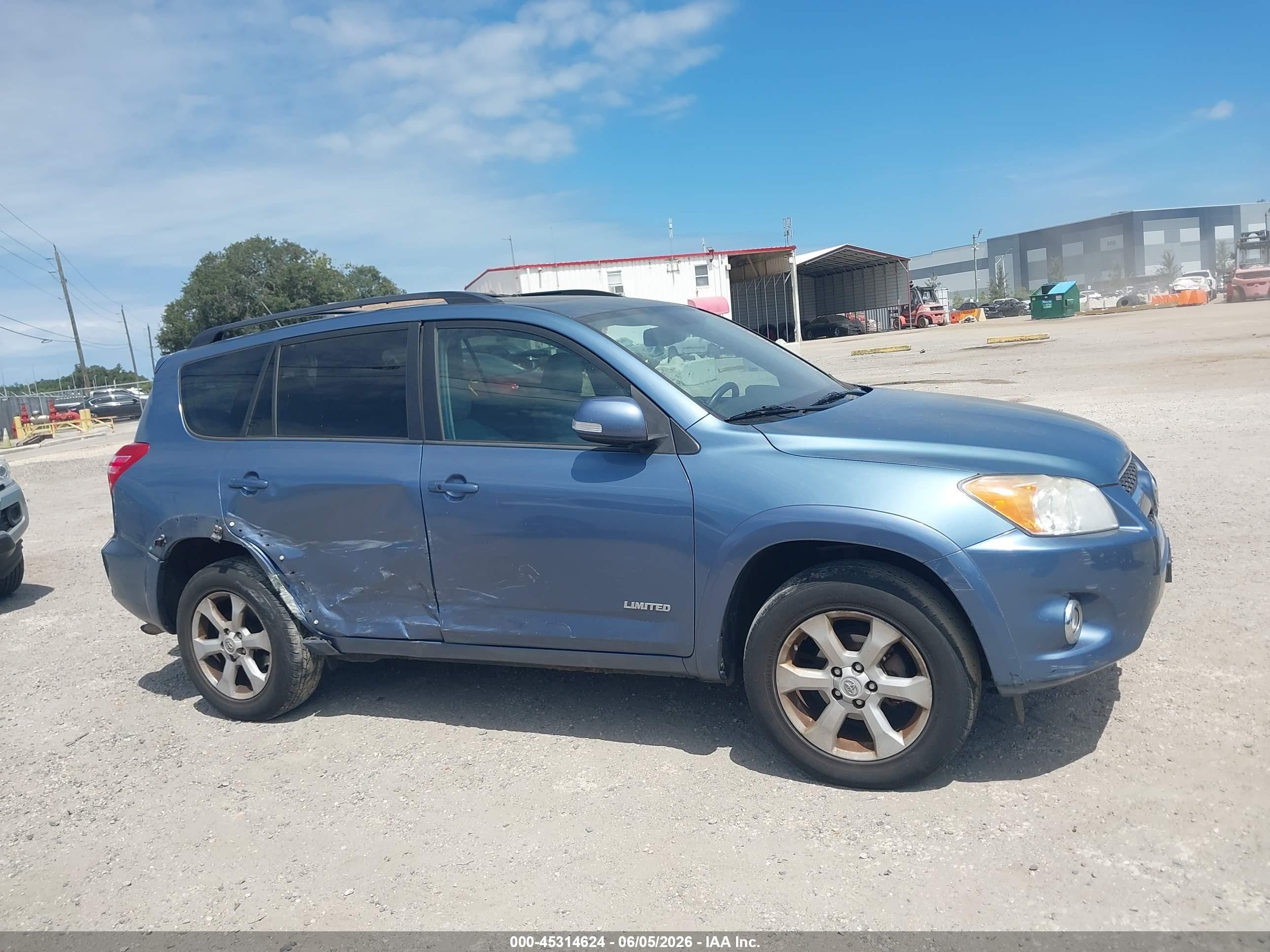 2011 Toyota Rav4 Limited Синий vin: 2T3DF4DV8BW153592