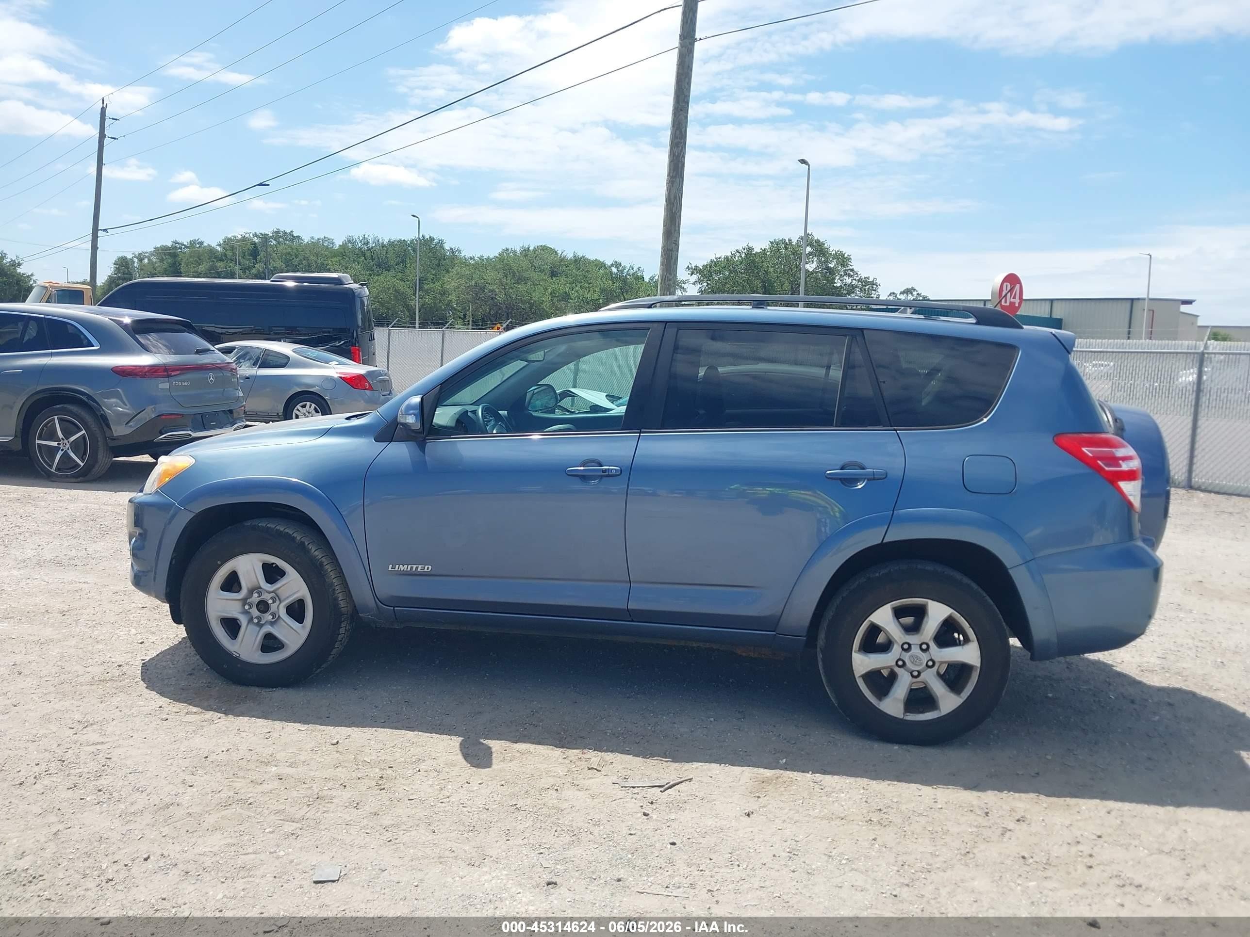 2011 Toyota Rav4 Limited Синий vin: 2T3DF4DV8BW153592