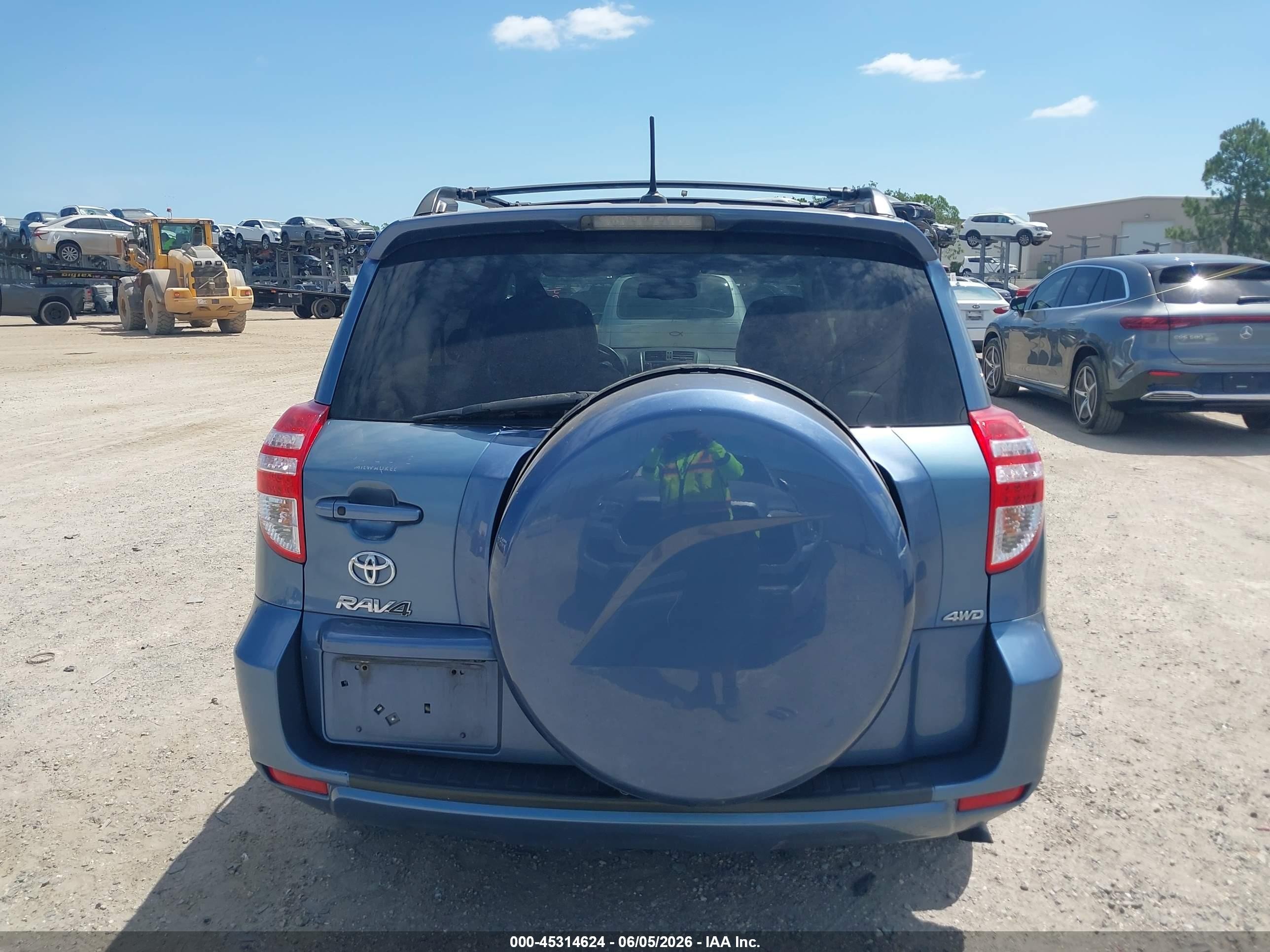 2011 Toyota Rav4 Limited Синий vin: 2T3DF4DV8BW153592