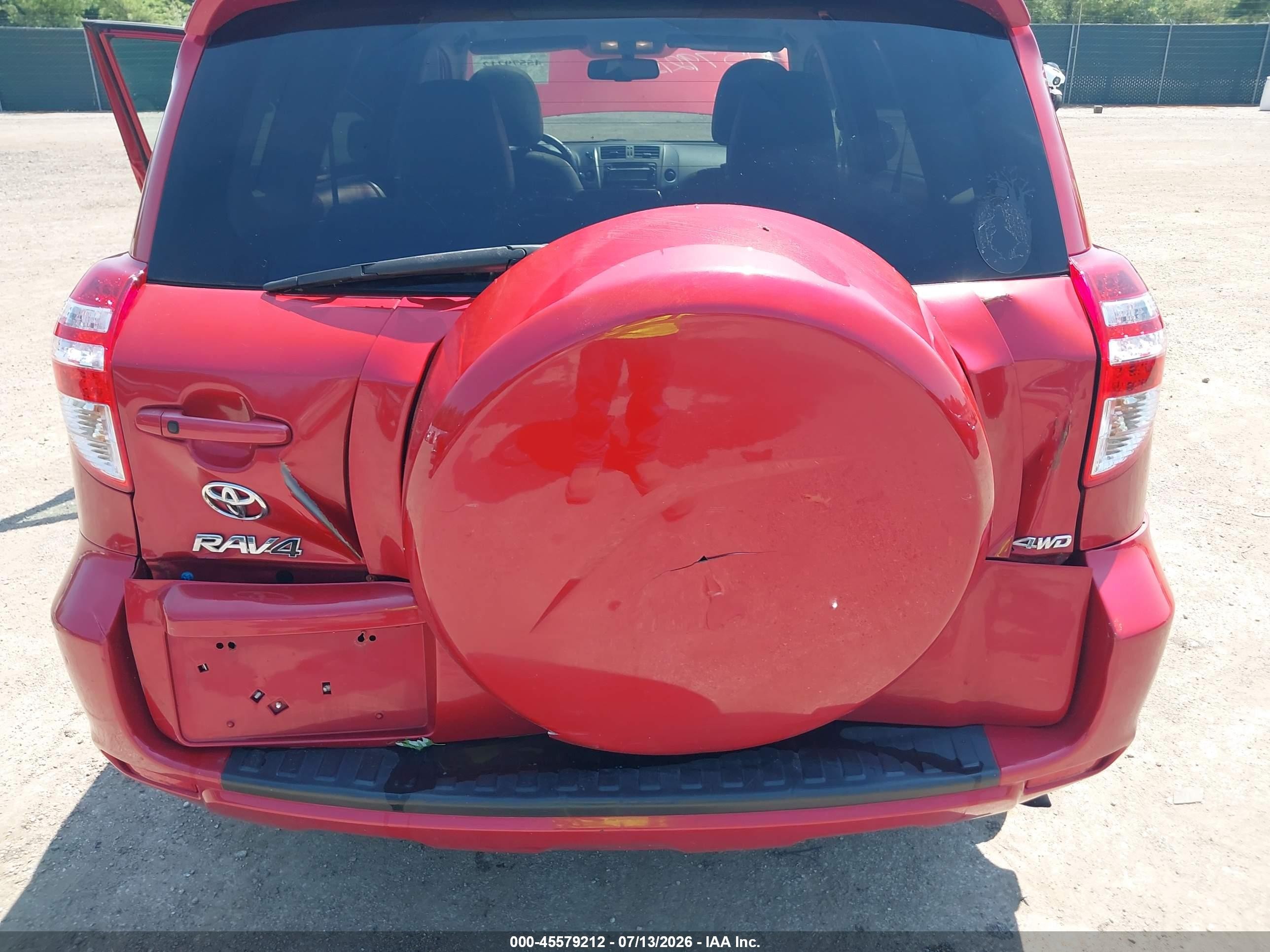 2012 Toyota Rav4 Limited Red vin: 2T3DF4DV8CW219866