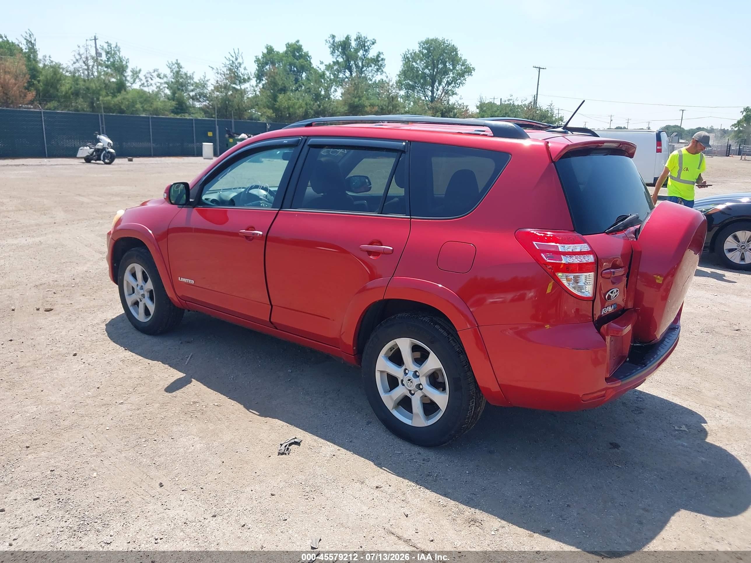 2012 Toyota Rav4 Limited Red vin: 2T3DF4DV8CW219866