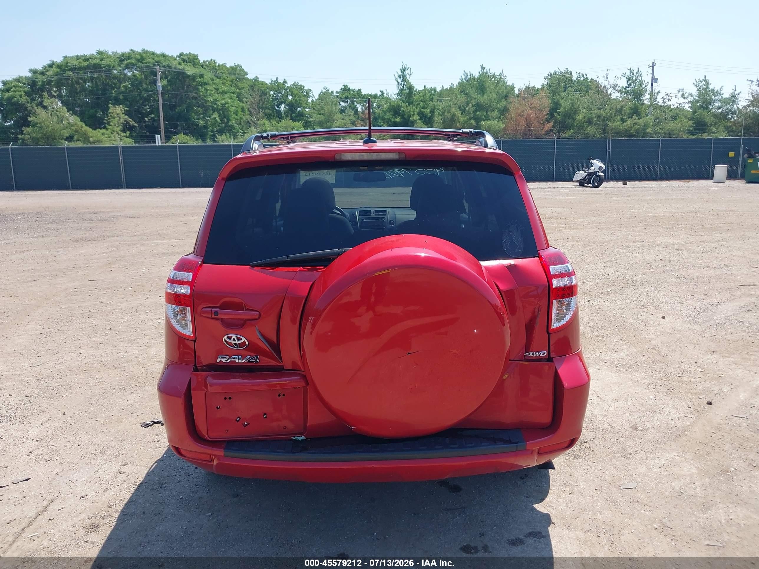2012 Toyota Rav4 Limited Red vin: 2T3DF4DV8CW219866