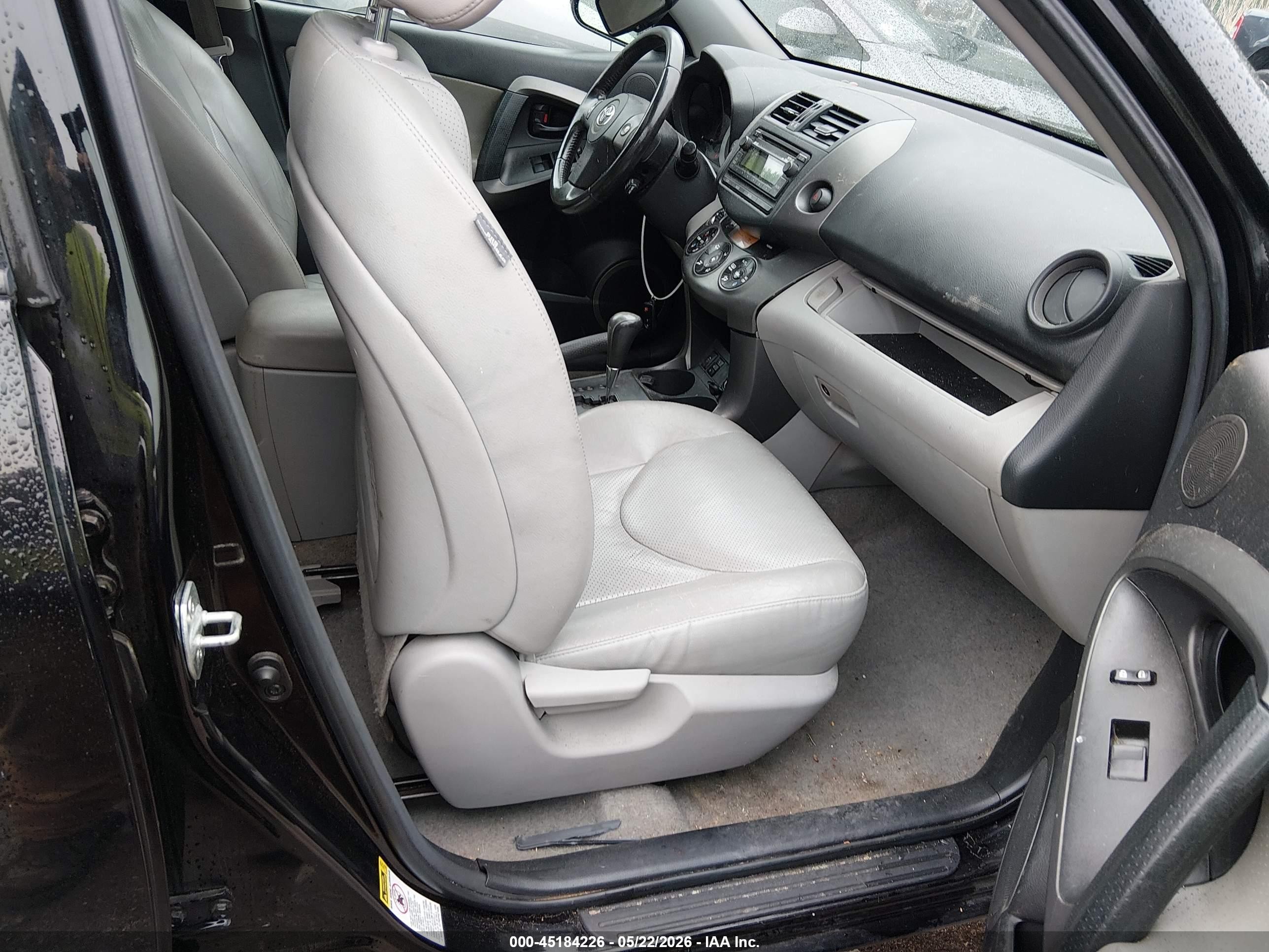2012 Toyota Rav4 Limited Black vin: 2T3DF4DV8CW227448
