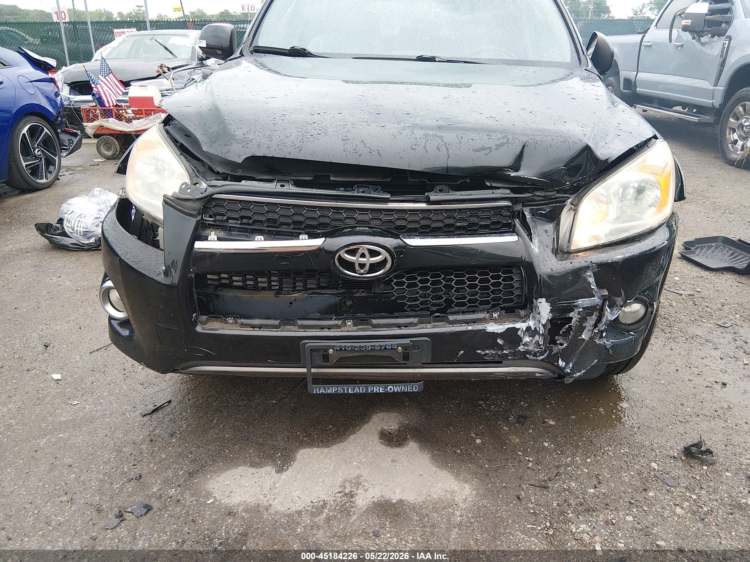 2012 Toyota Rav4 Limited Black vin: 2T3DF4DV8CW227448