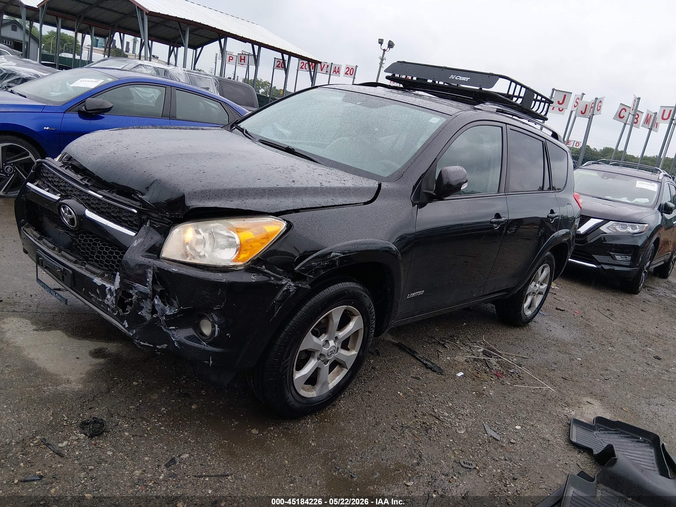 2012 Toyota Rav4 Limited Black vin: 2T3DF4DV8CW227448