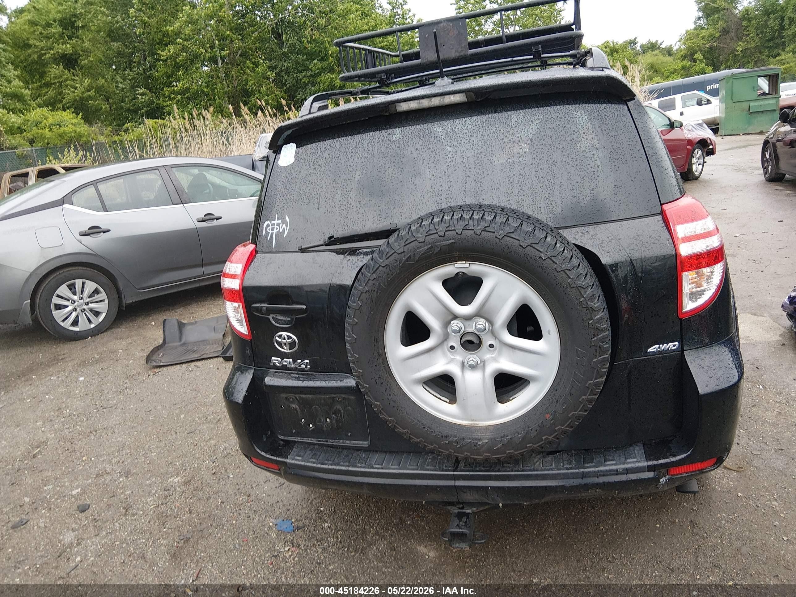 2012 Toyota Rav4 Limited Black vin: 2T3DF4DV8CW227448
