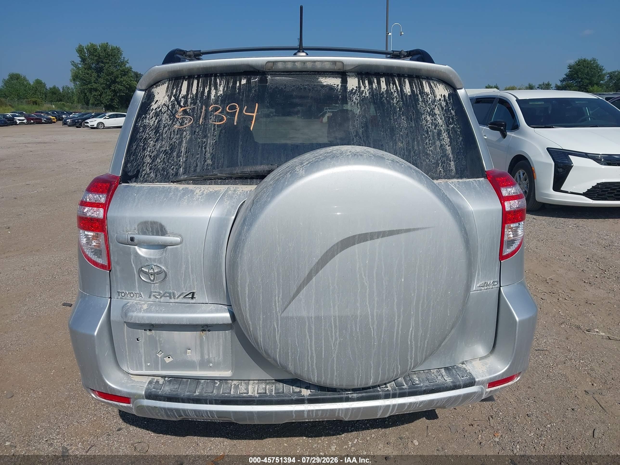 2010 Toyota Rav4 Limited Silver vin: 2T3DF4DV9AW073636