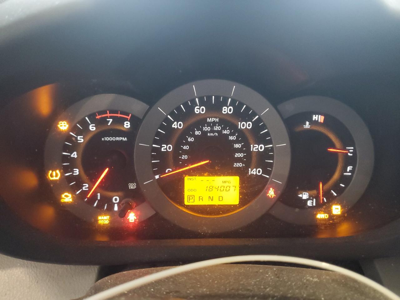 2011 Toyota Rav4 Limited Белый vin: 2T3DF4DV9BW136641 Damage: Warning Light - Engine, On, Unacceptable