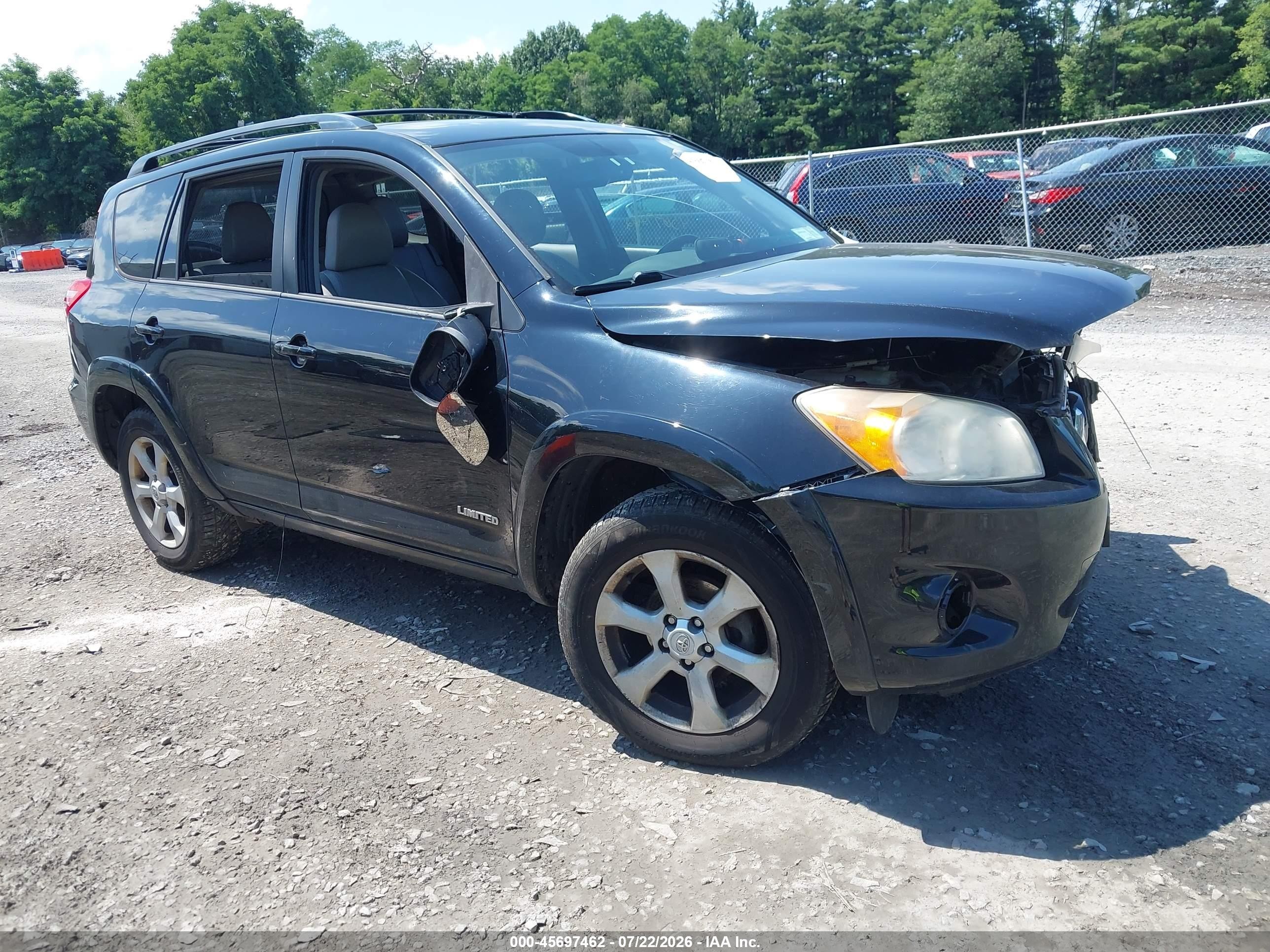 2012 Toyota Rav4 Limited Black vin: 2T3DF4DV9CW193567