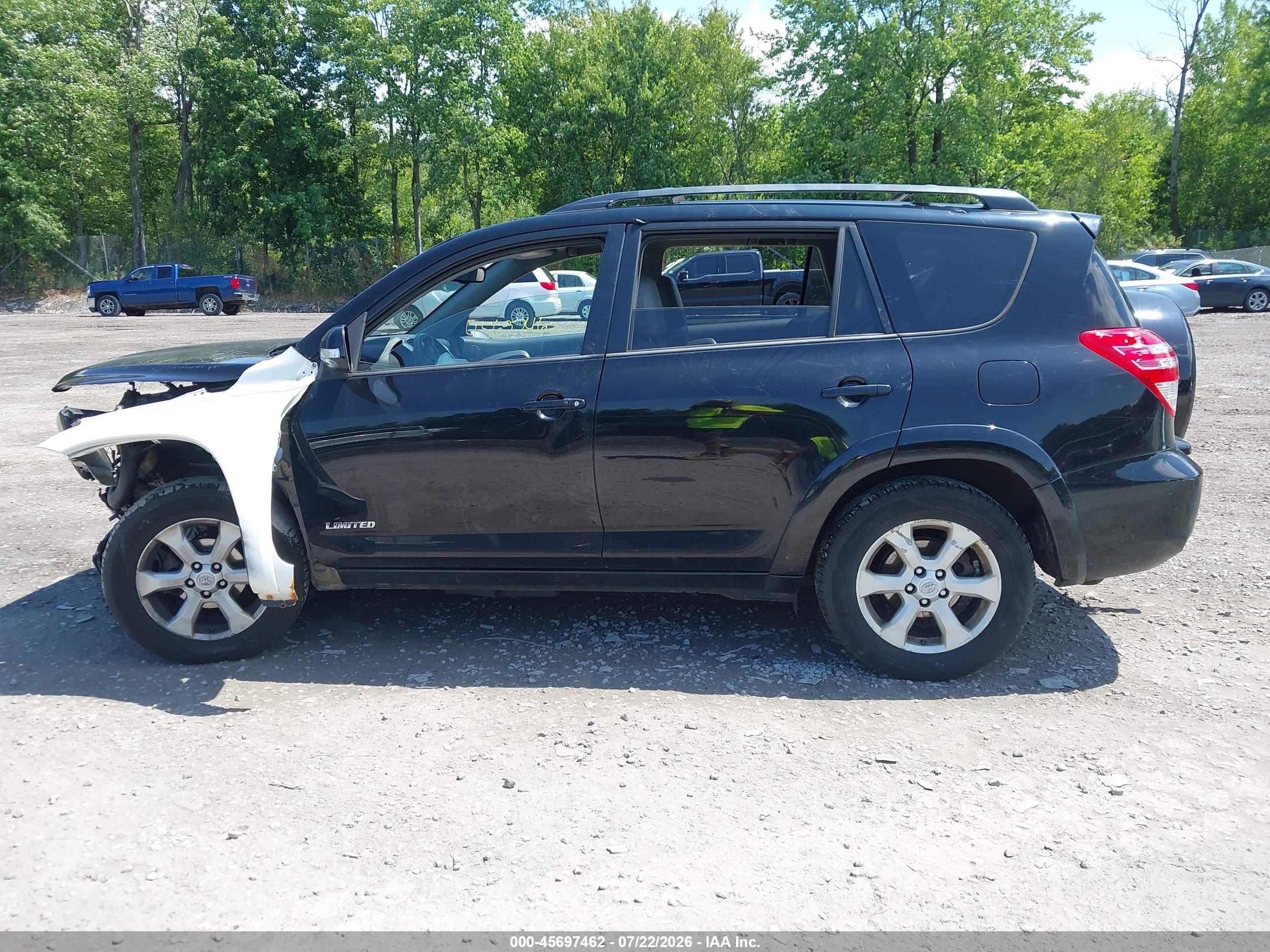 2012 Toyota Rav4 Limited Black vin: 2T3DF4DV9CW193567
