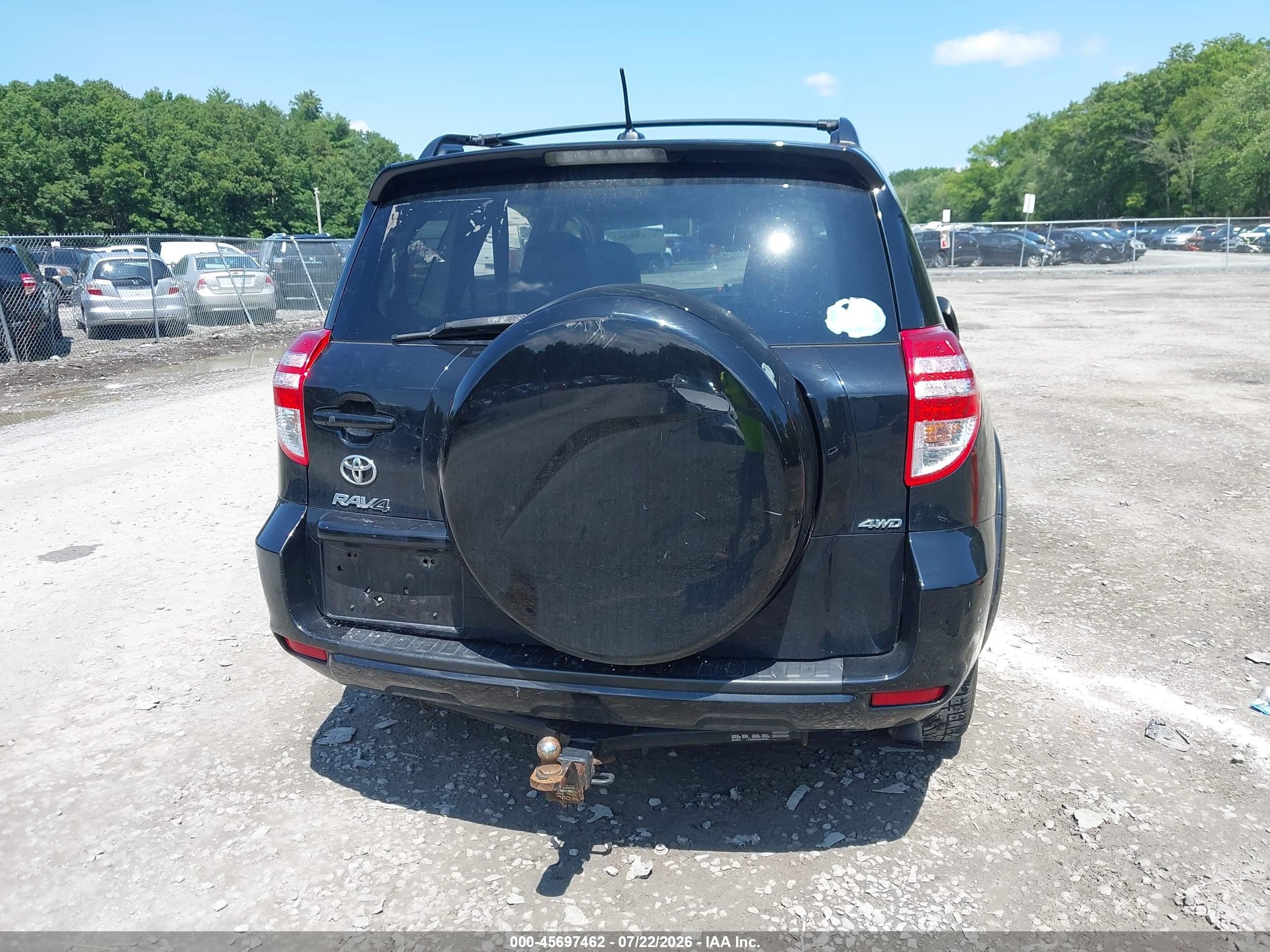 2012 Toyota Rav4 Limited Black vin: 2T3DF4DV9CW193567