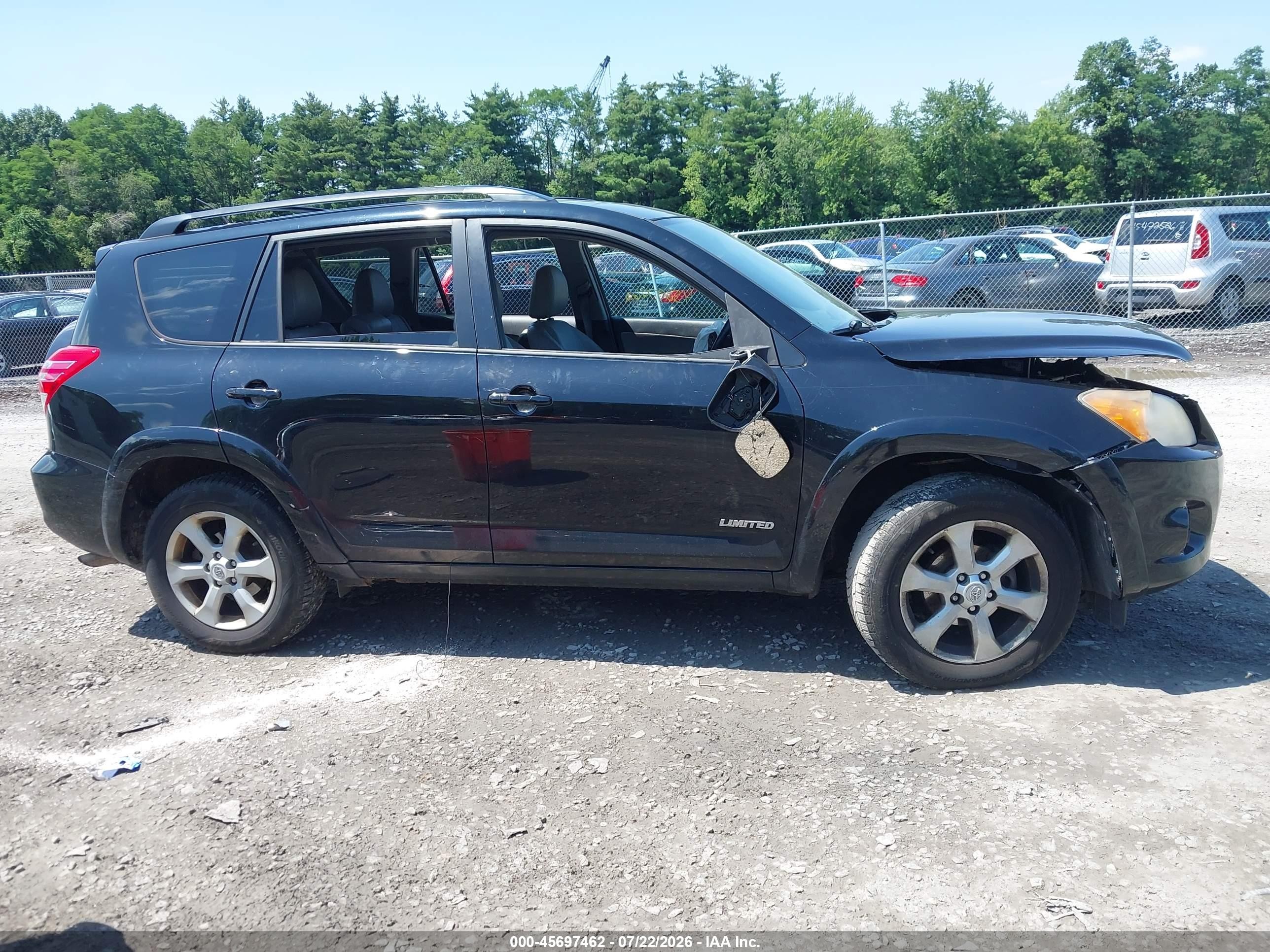 2012 Toyota Rav4 Limited Black vin: 2T3DF4DV9CW193567