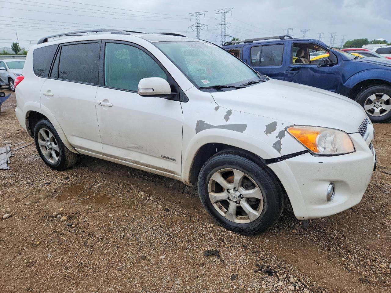 2012 Toyota Rav4 Limited White vin: 2T3DF4DV9CW206527