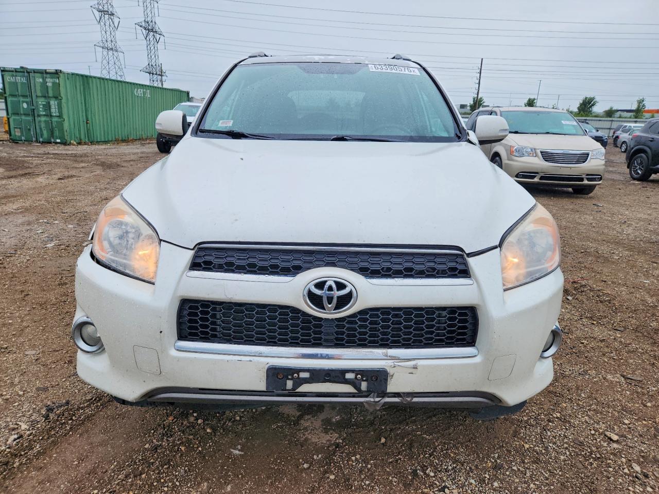 2012 Toyota Rav4 Limited White vin: 2T3DF4DV9CW206527