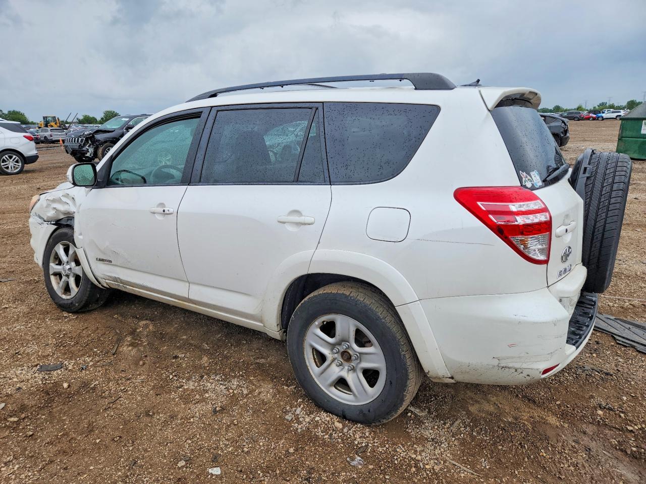 2012 Toyota Rav4 Limited White vin: 2T3DF4DV9CW206527