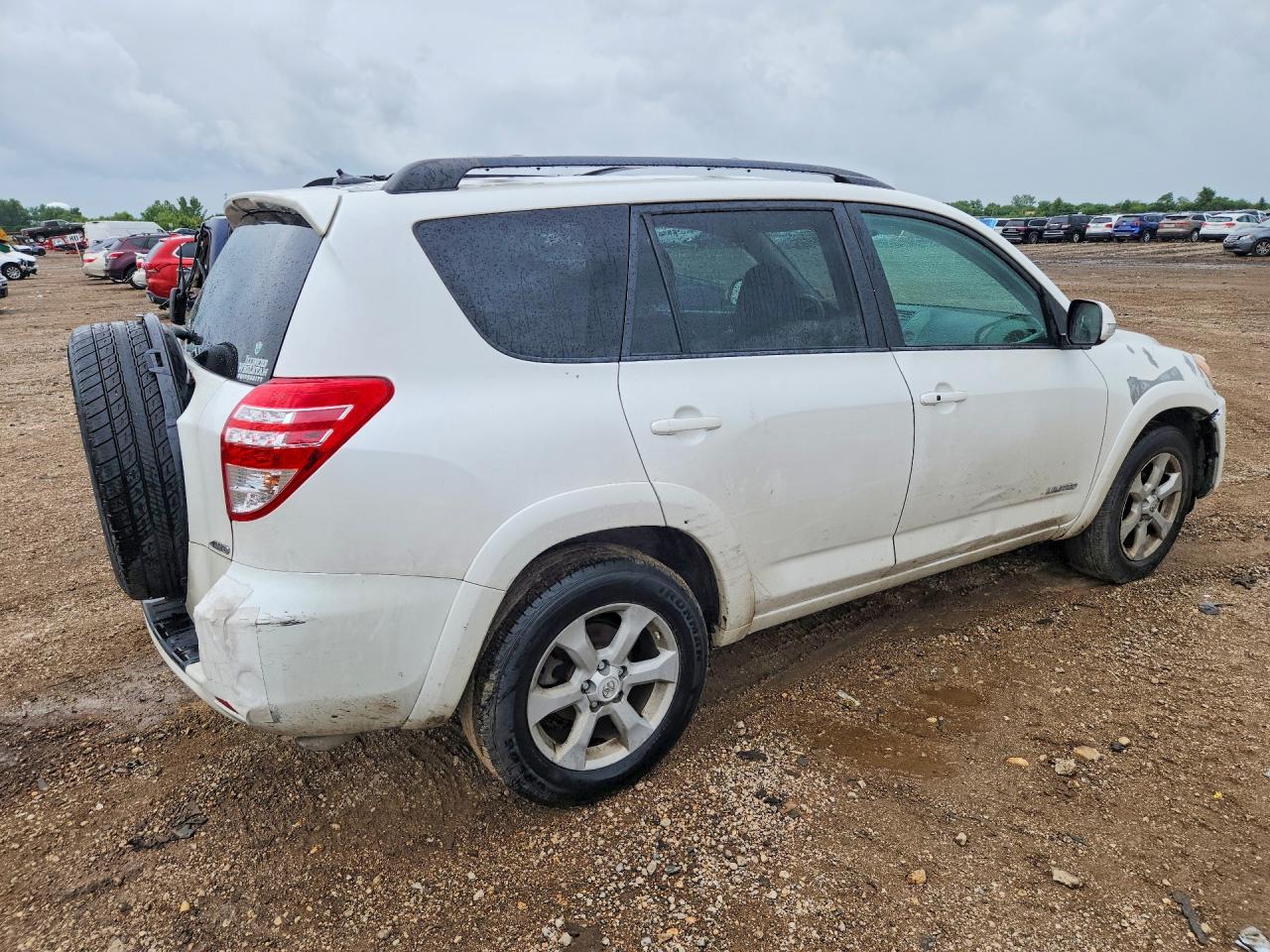 2012 Toyota Rav4 Limited White vin: 2T3DF4DV9CW206527