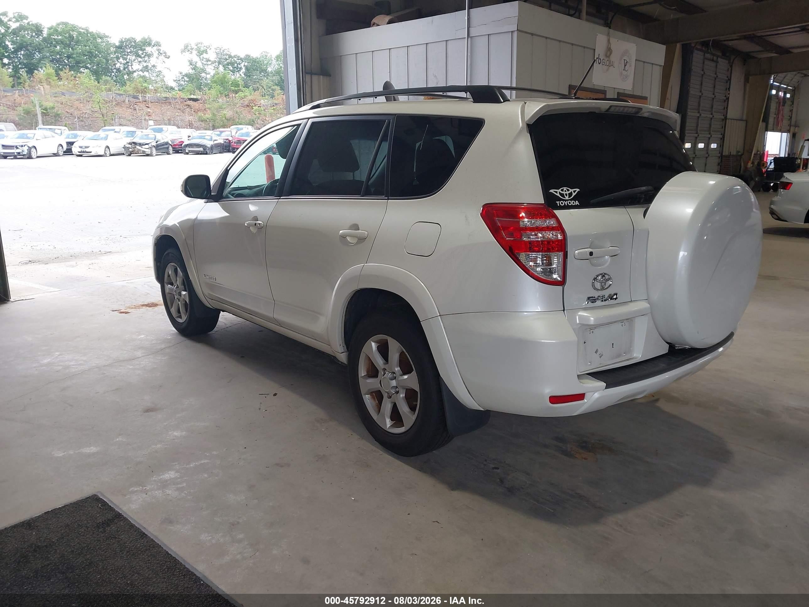2012 Toyota Rav4 Limited White vin: 2T3DF4DV9CW219021