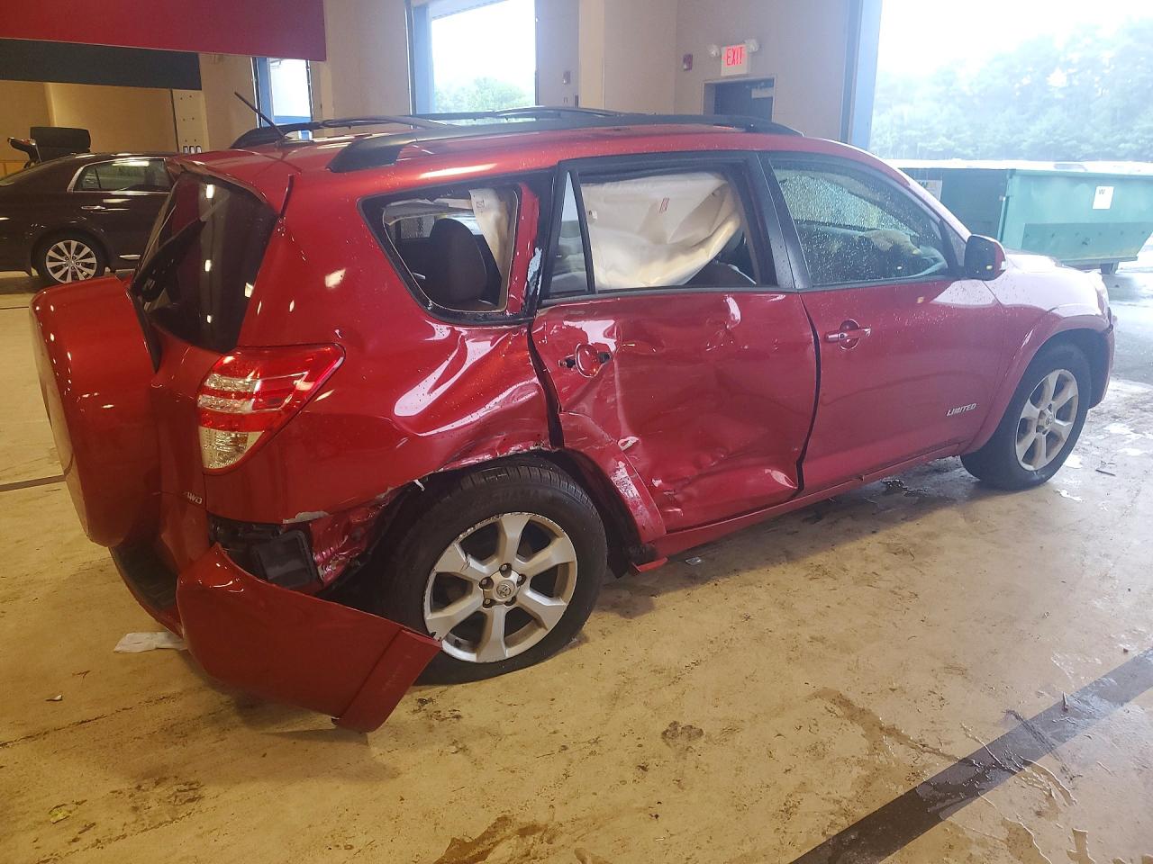 2012 Toyota Rav4 Limited Red vin: 2T3DF4DV9CW252424