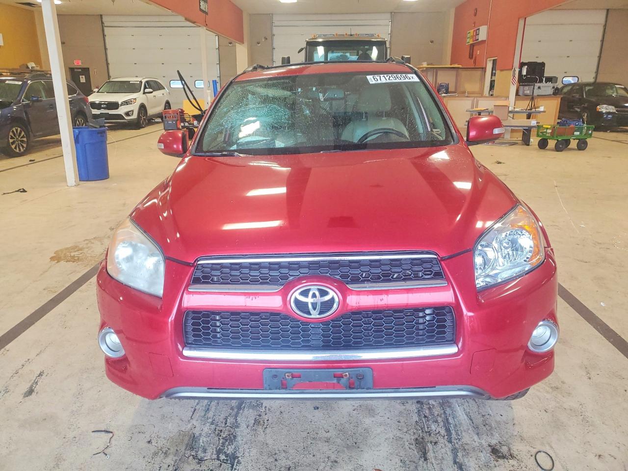 2012 Toyota Rav4 Limited Red vin: 2T3DF4DV9CW252424