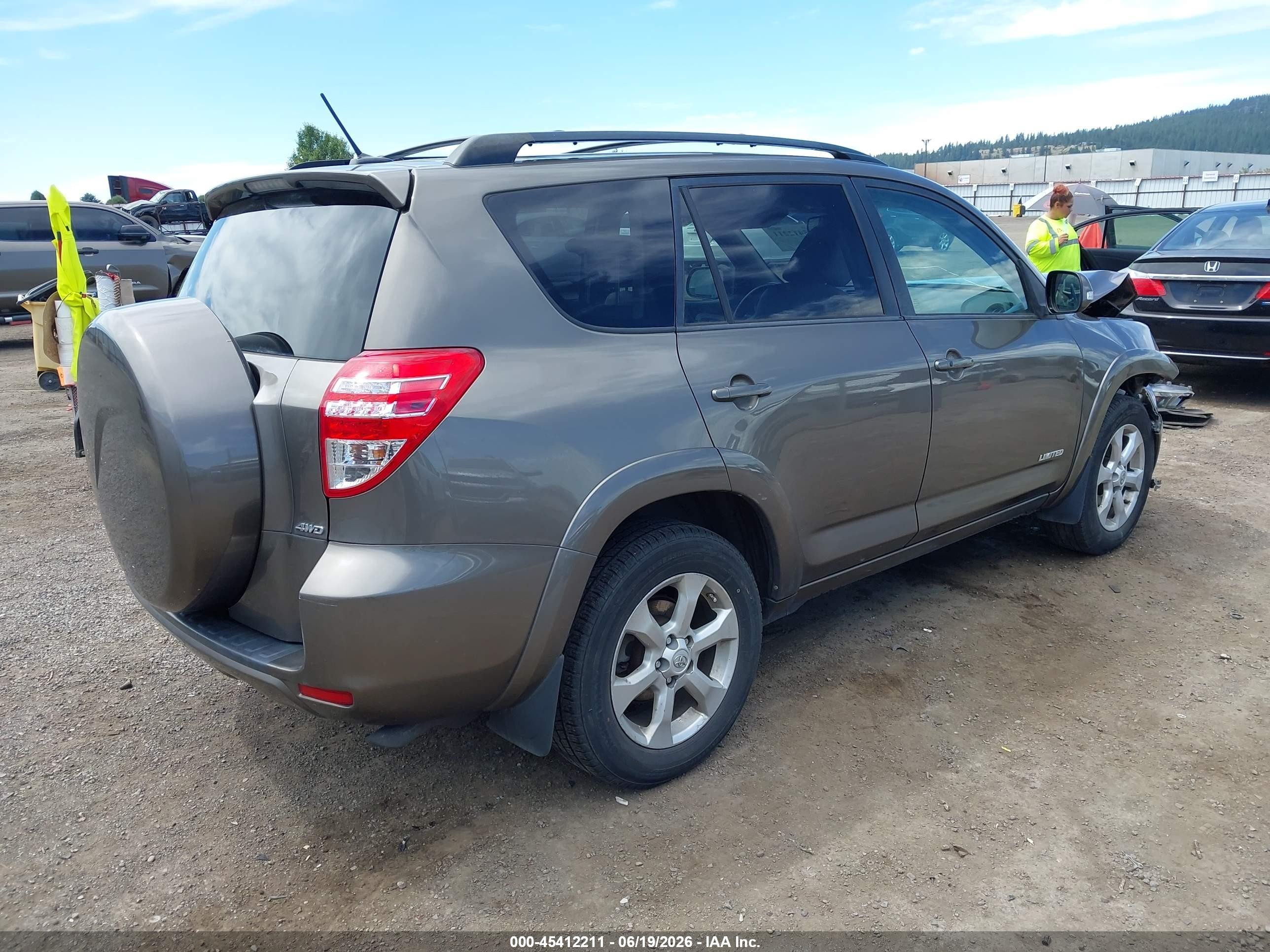 2010 Toyota Rav4 Limited Dark Brown vin: 2T3DF4DVXAW077940
