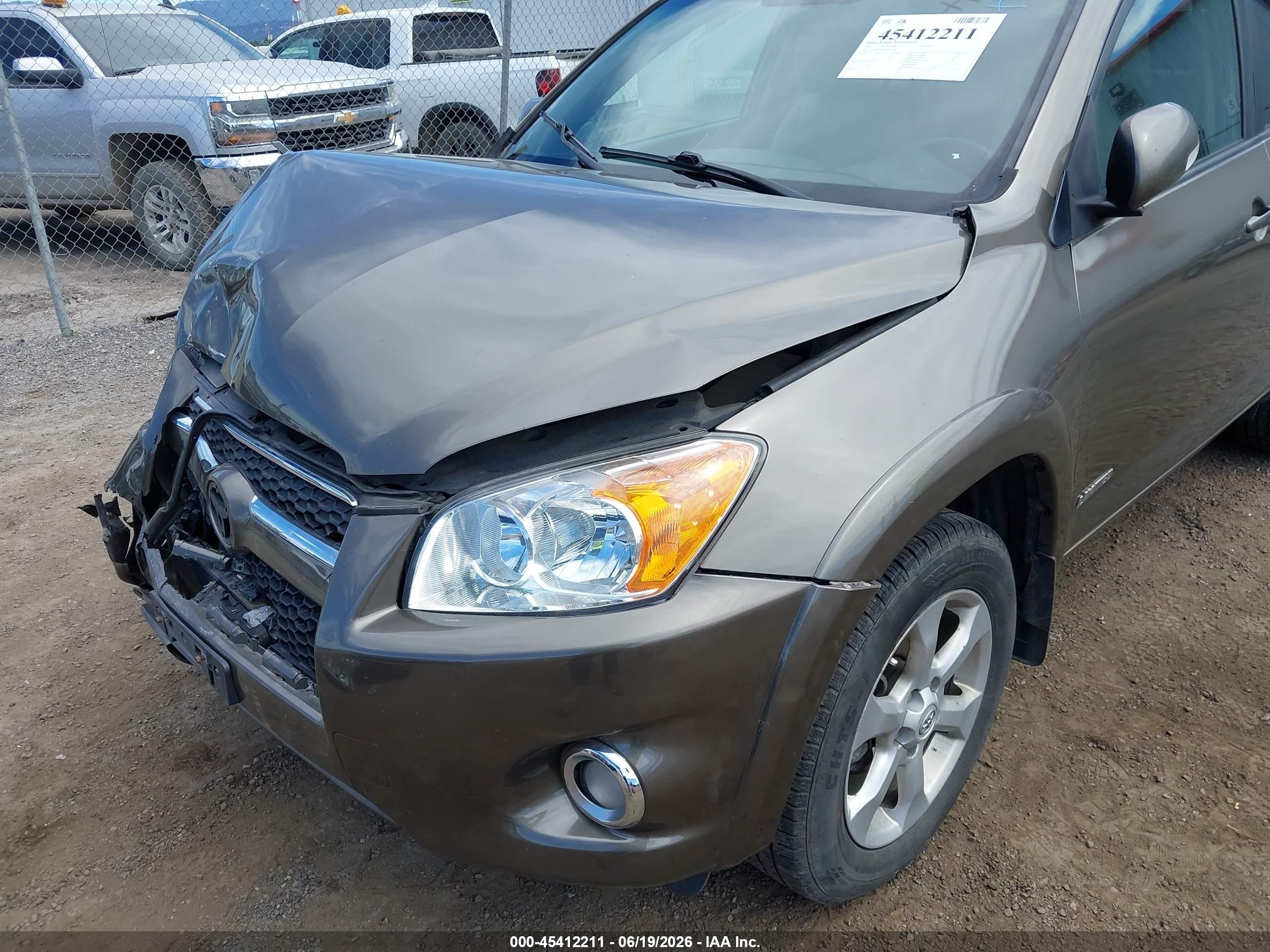 2010 Toyota Rav4 Limited Dark Brown vin: 2T3DF4DVXAW077940
