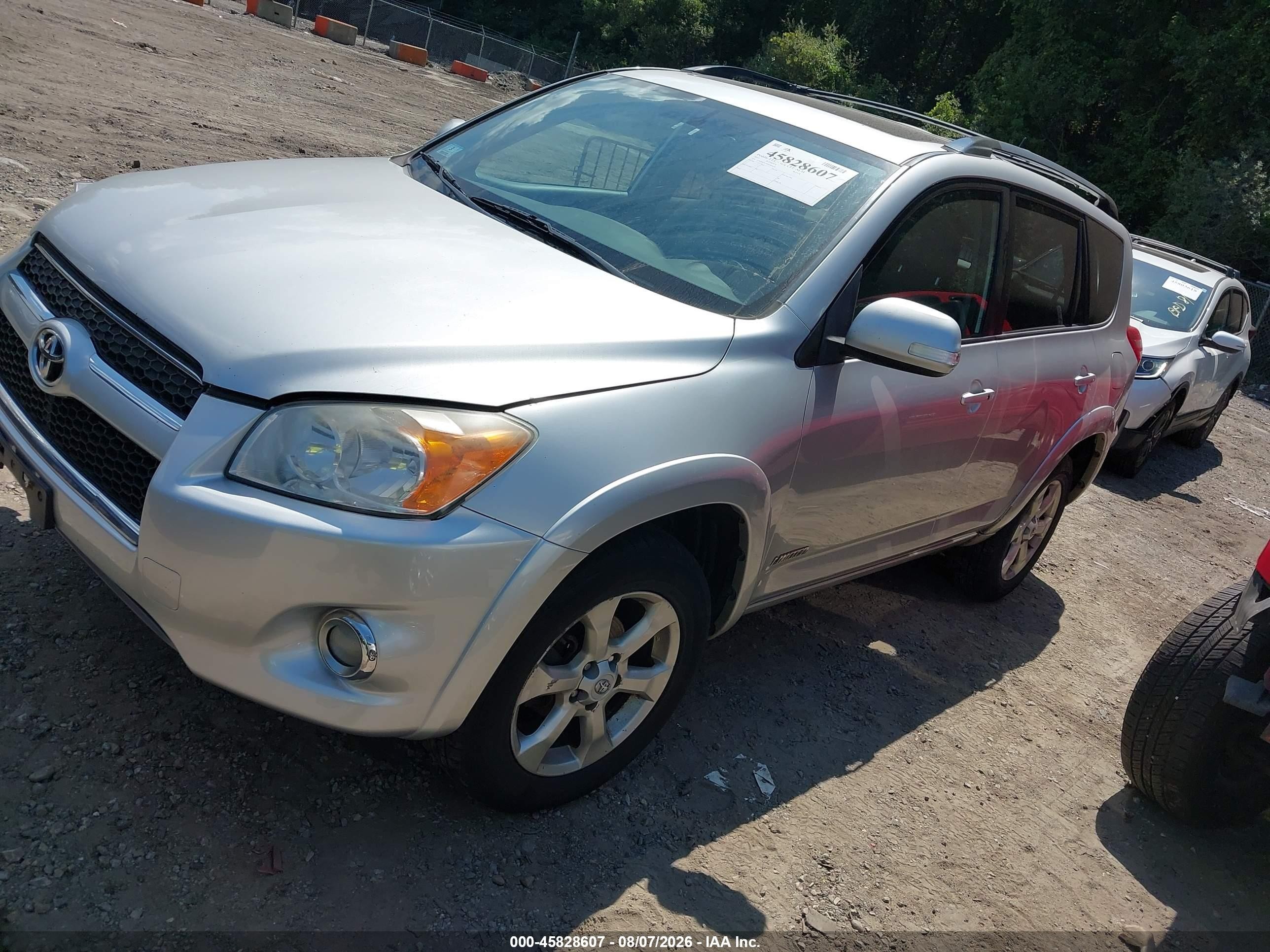 2011 Toyota Rav4 Limited Silver vin: 2T3DF4DVXBW089636