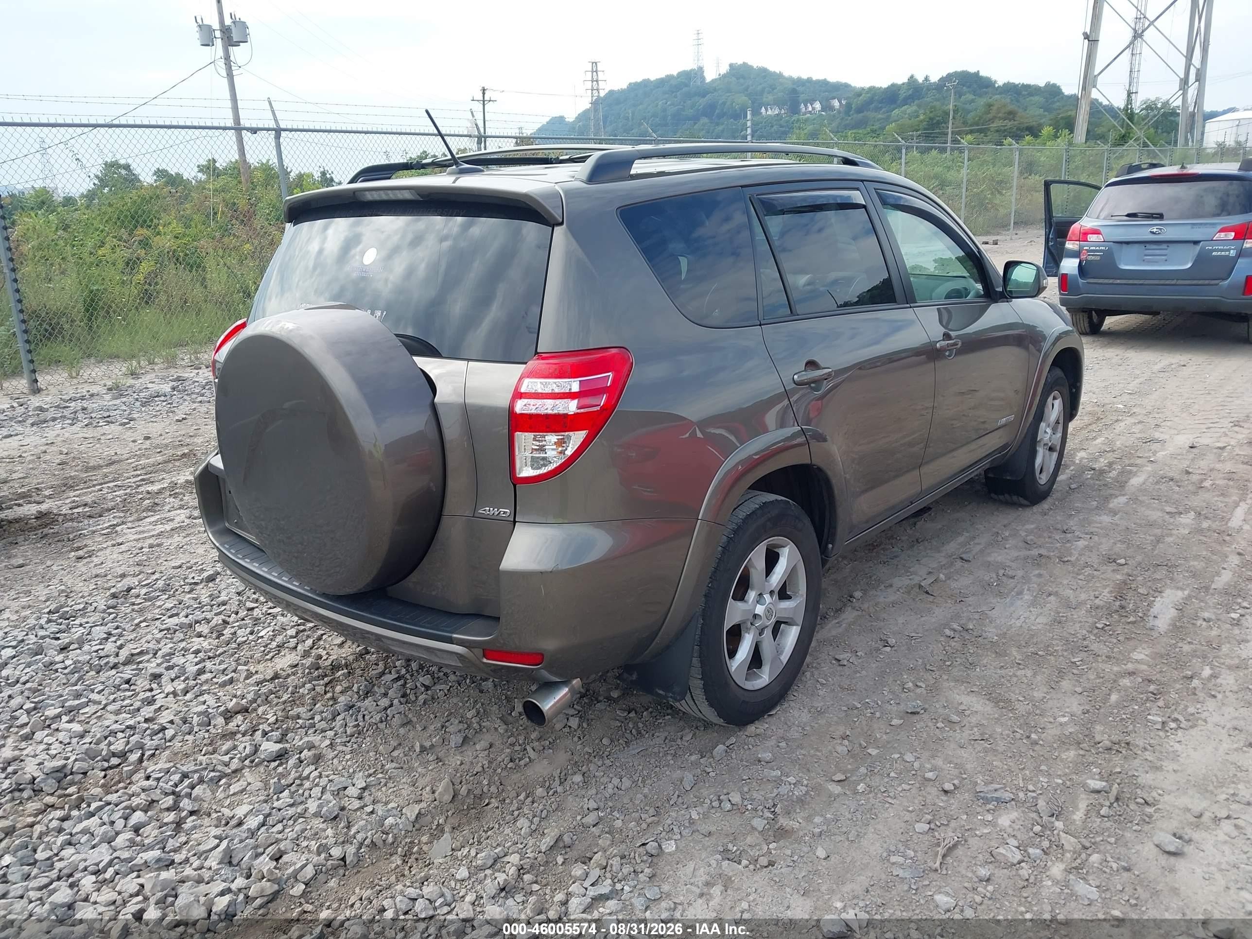 2011 Toyota Rav4 Limited Brown vin: 2T3DF4DVXBW145865