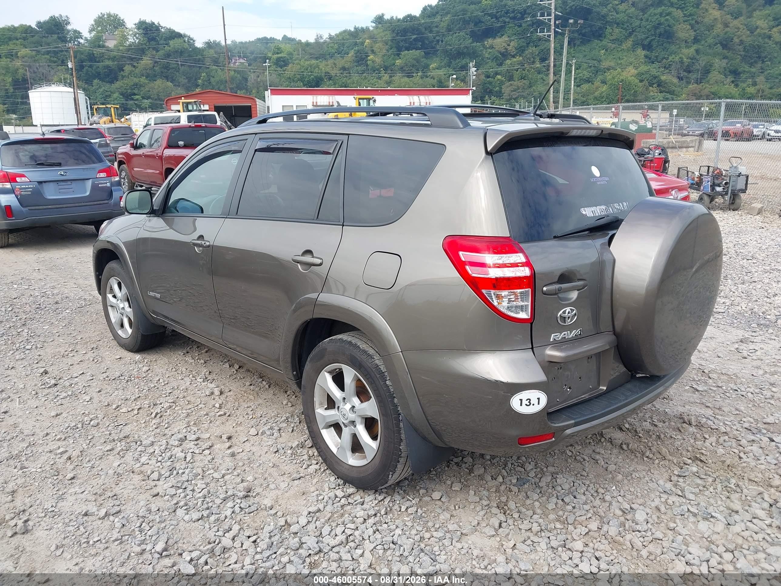 2011 Toyota Rav4 Limited Brown vin: 2T3DF4DVXBW145865