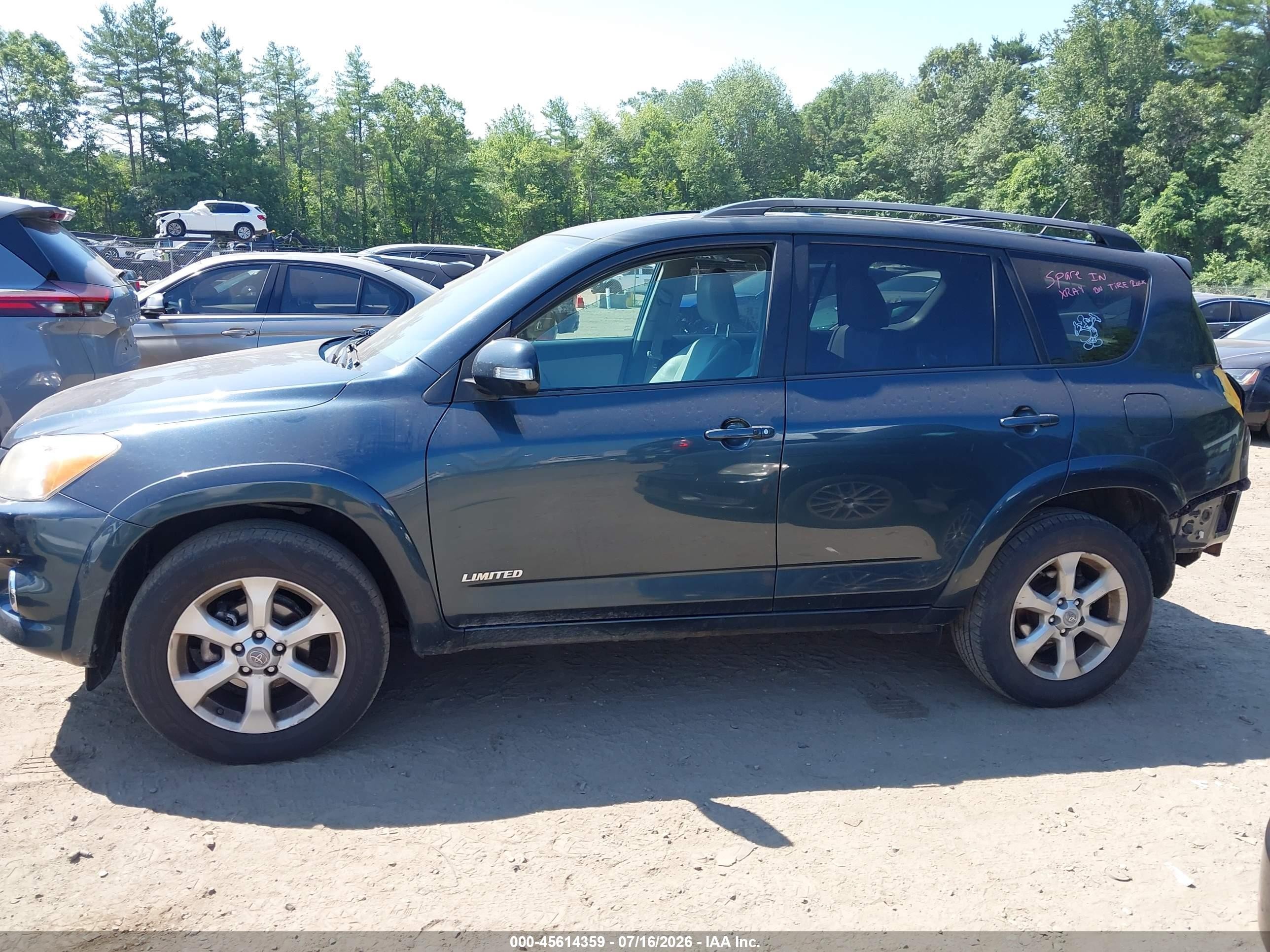2011 Toyota Rav4 Limited Зеленый vin: 2T3DF4DVXBW160804