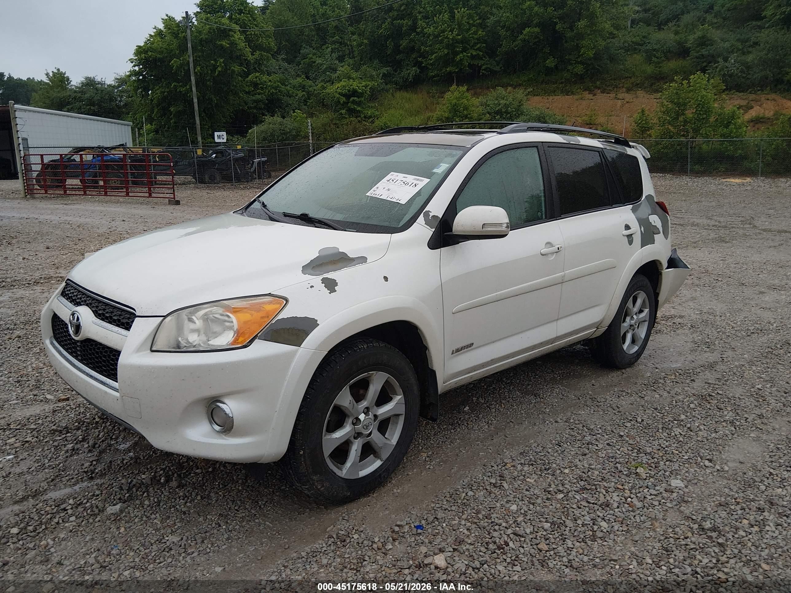2012 Toyota Rav4 Limited White vin: 2T3DF4DVXCW214183