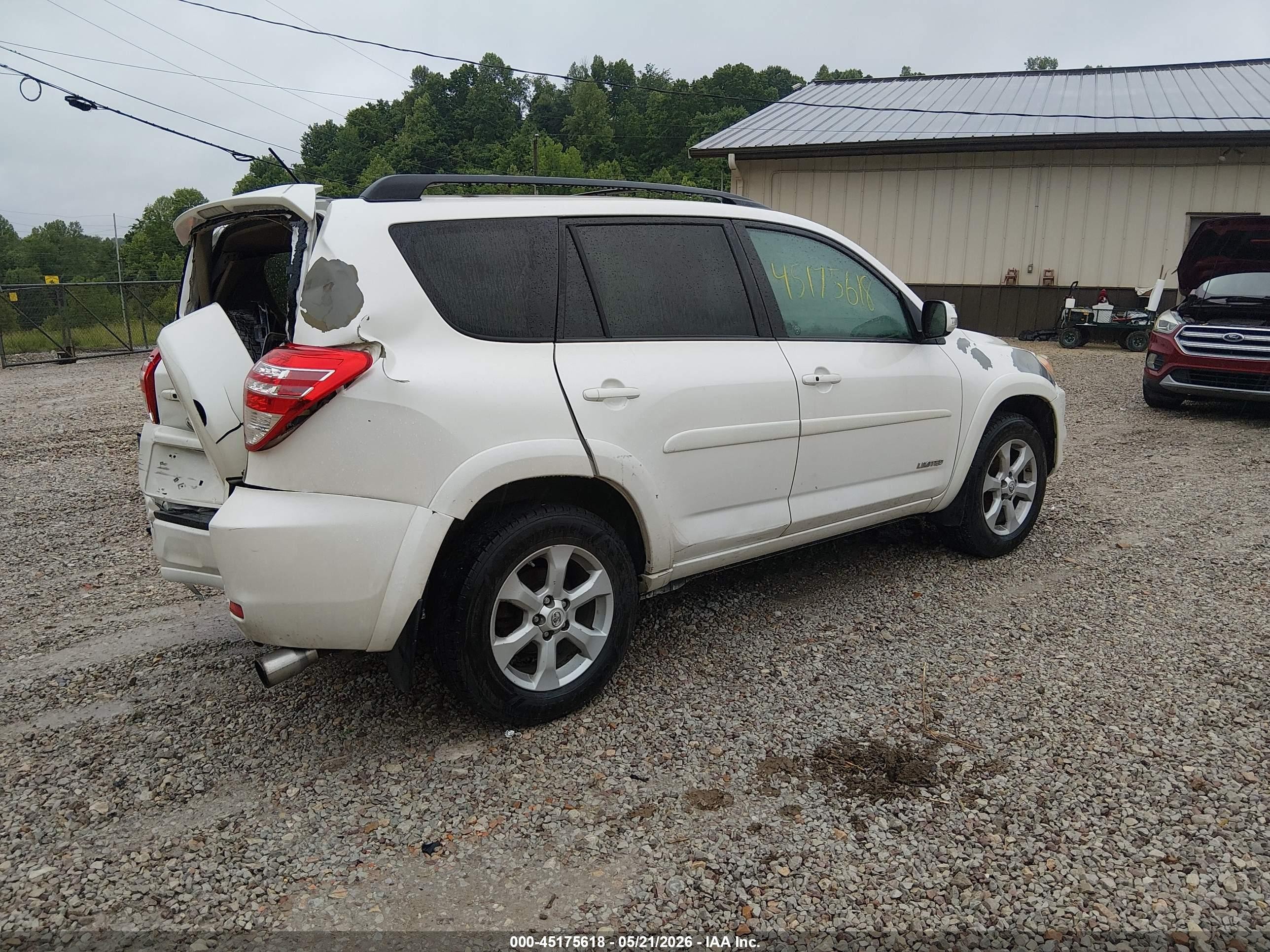 2012 Toyota Rav4 Limited White vin: 2T3DF4DVXCW214183