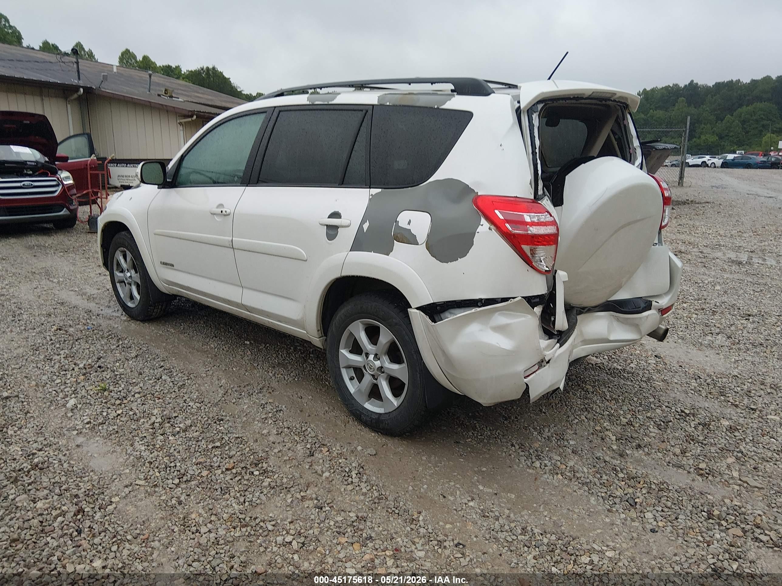 2012 Toyota Rav4 Limited White vin: 2T3DF4DVXCW214183