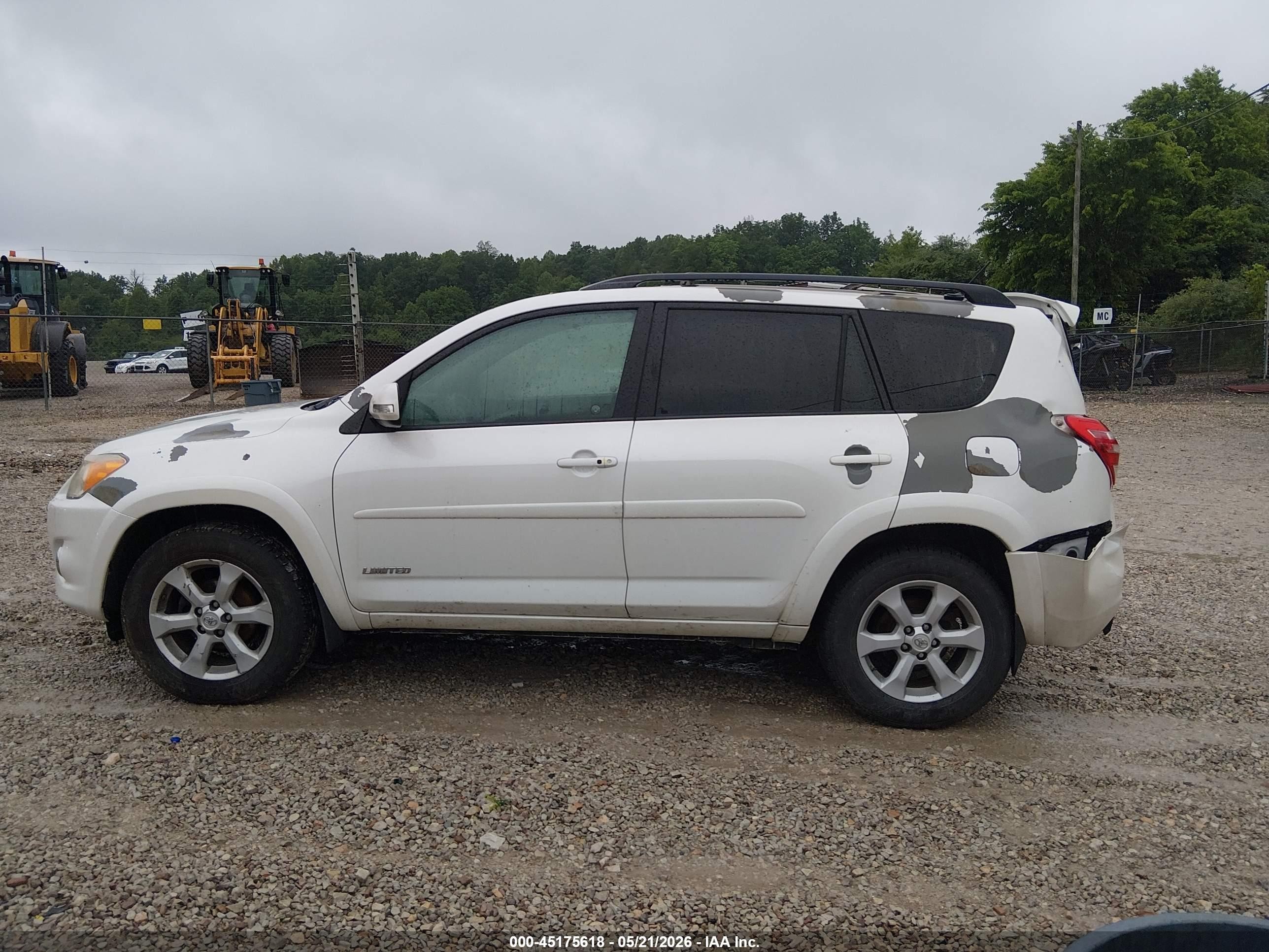 2012 Toyota Rav4 Limited White vin: 2T3DF4DVXCW214183