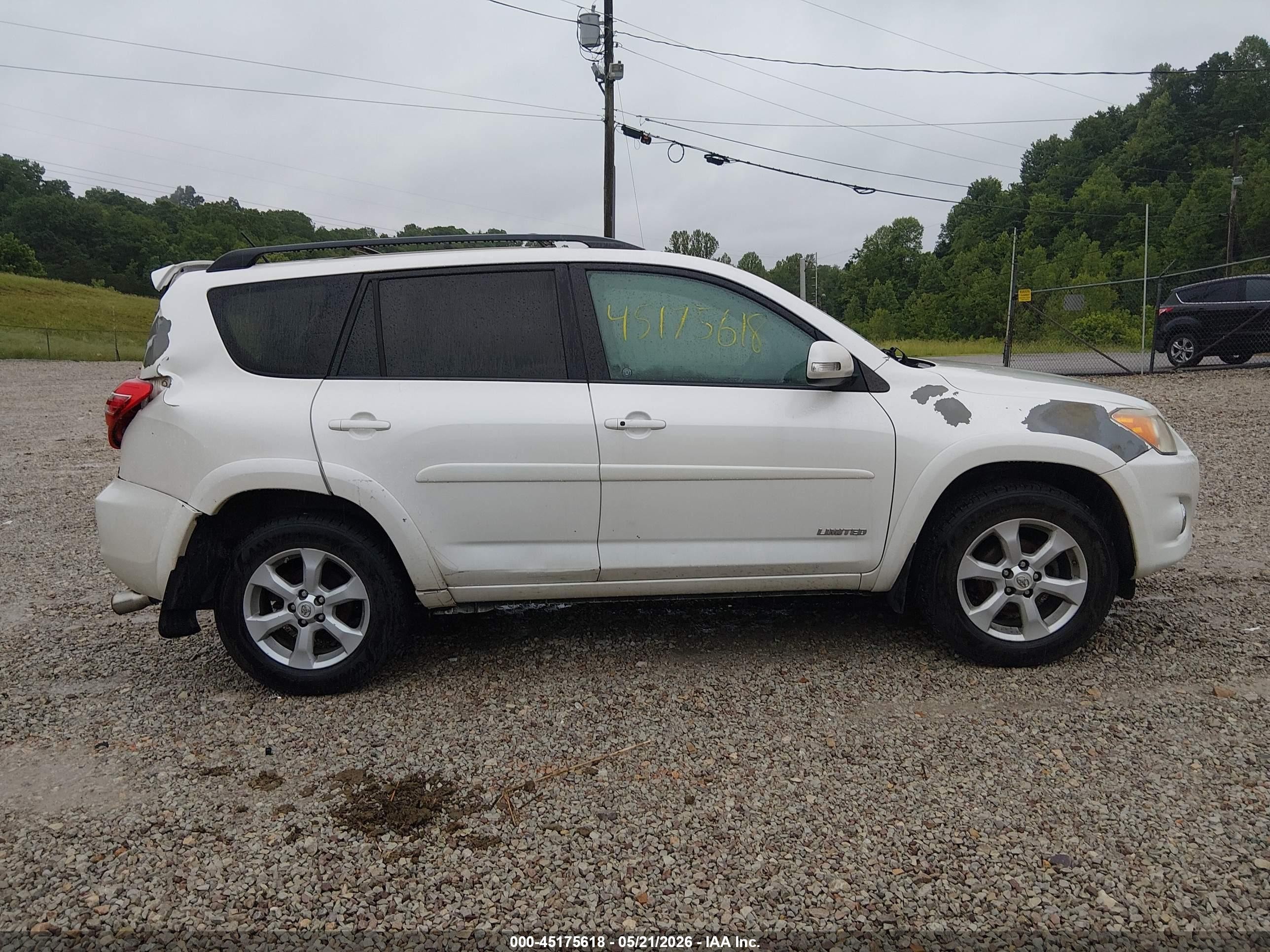 2012 Toyota Rav4 Limited White vin: 2T3DF4DVXCW214183