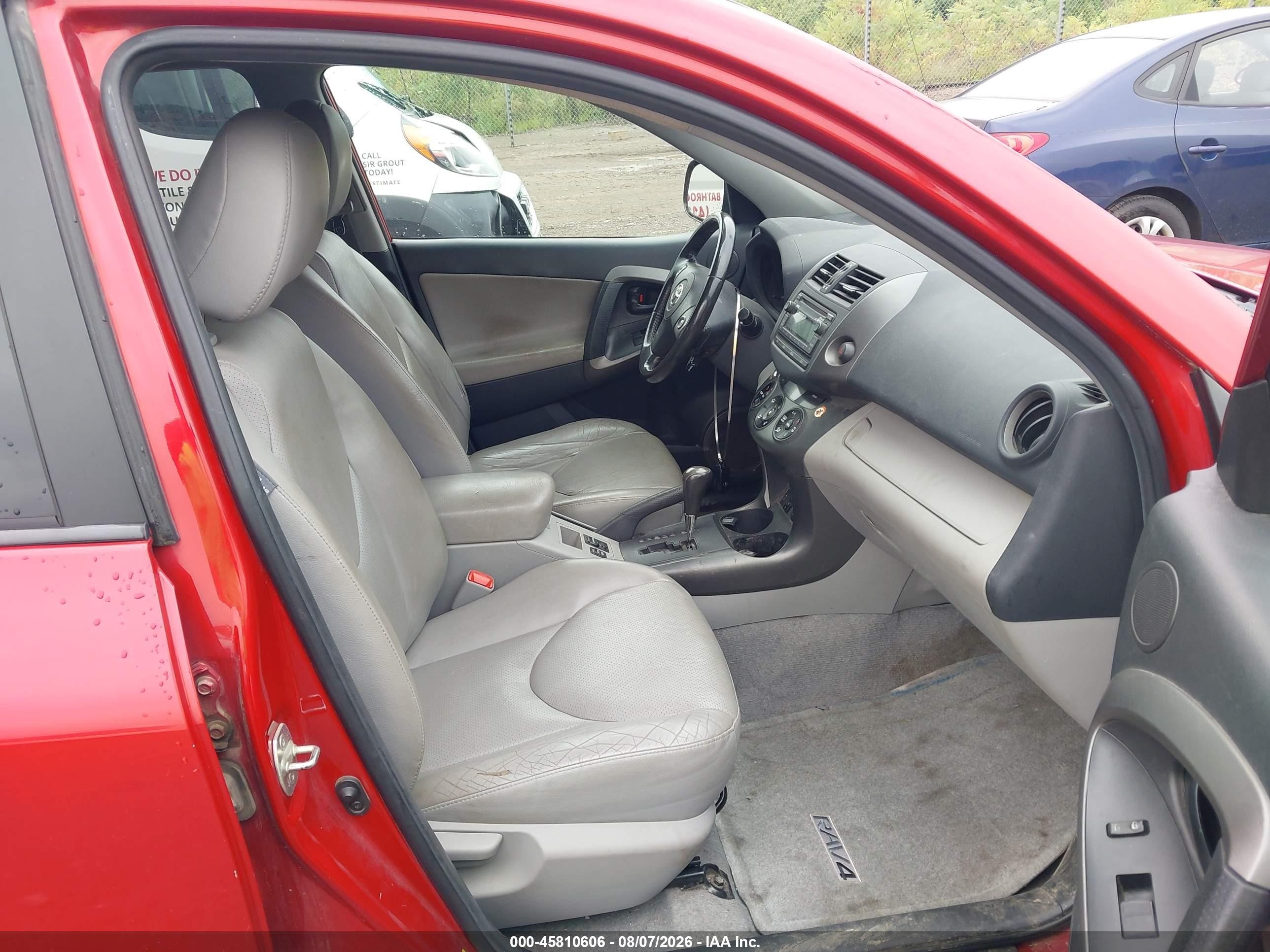 2012 Toyota Rav4 Limited Red vin: 2T3DF4DVXCW246857