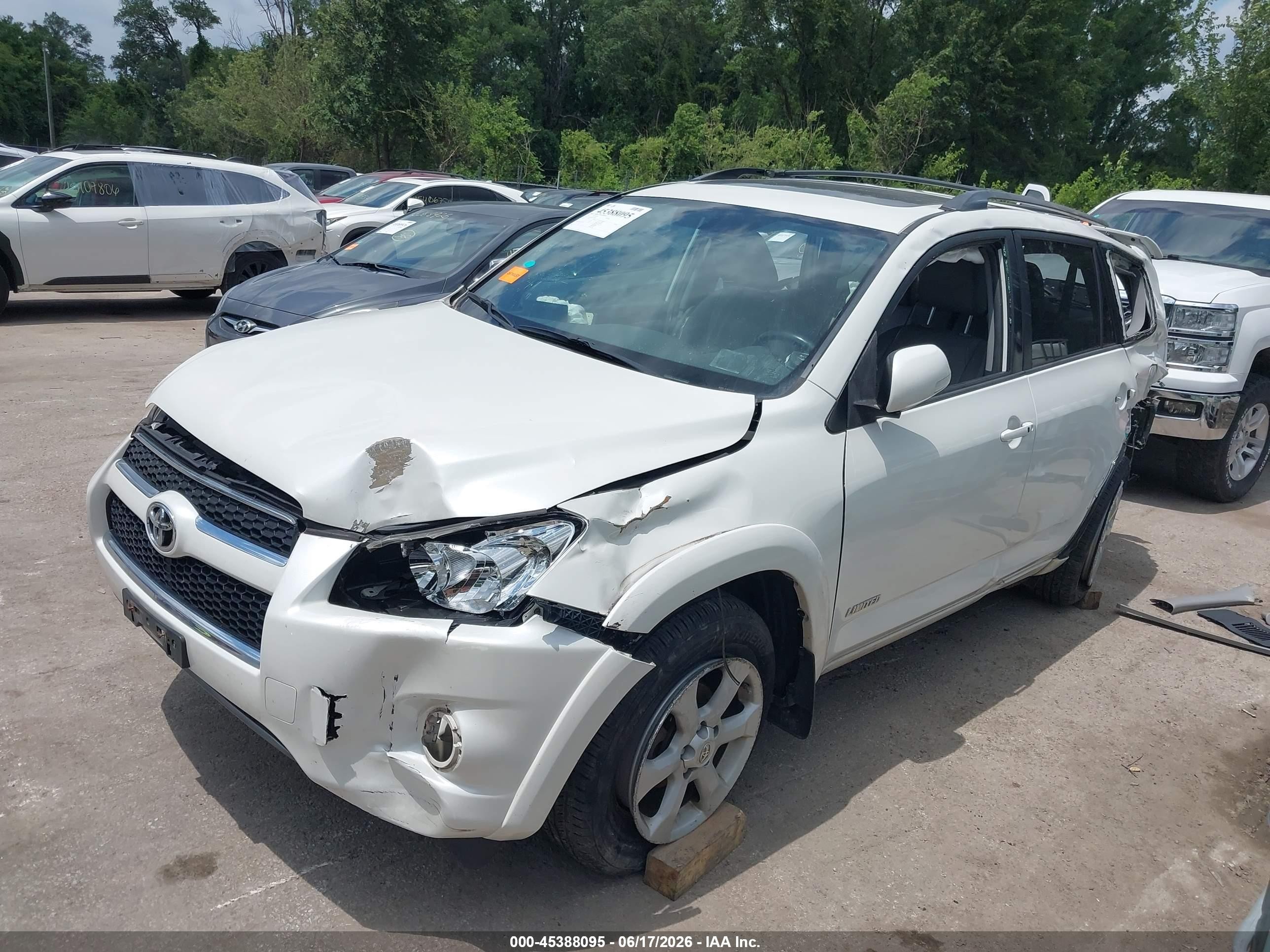 2012 Toyota Rav4 Limited Белый vin: 2T3DF4DVXCW247961