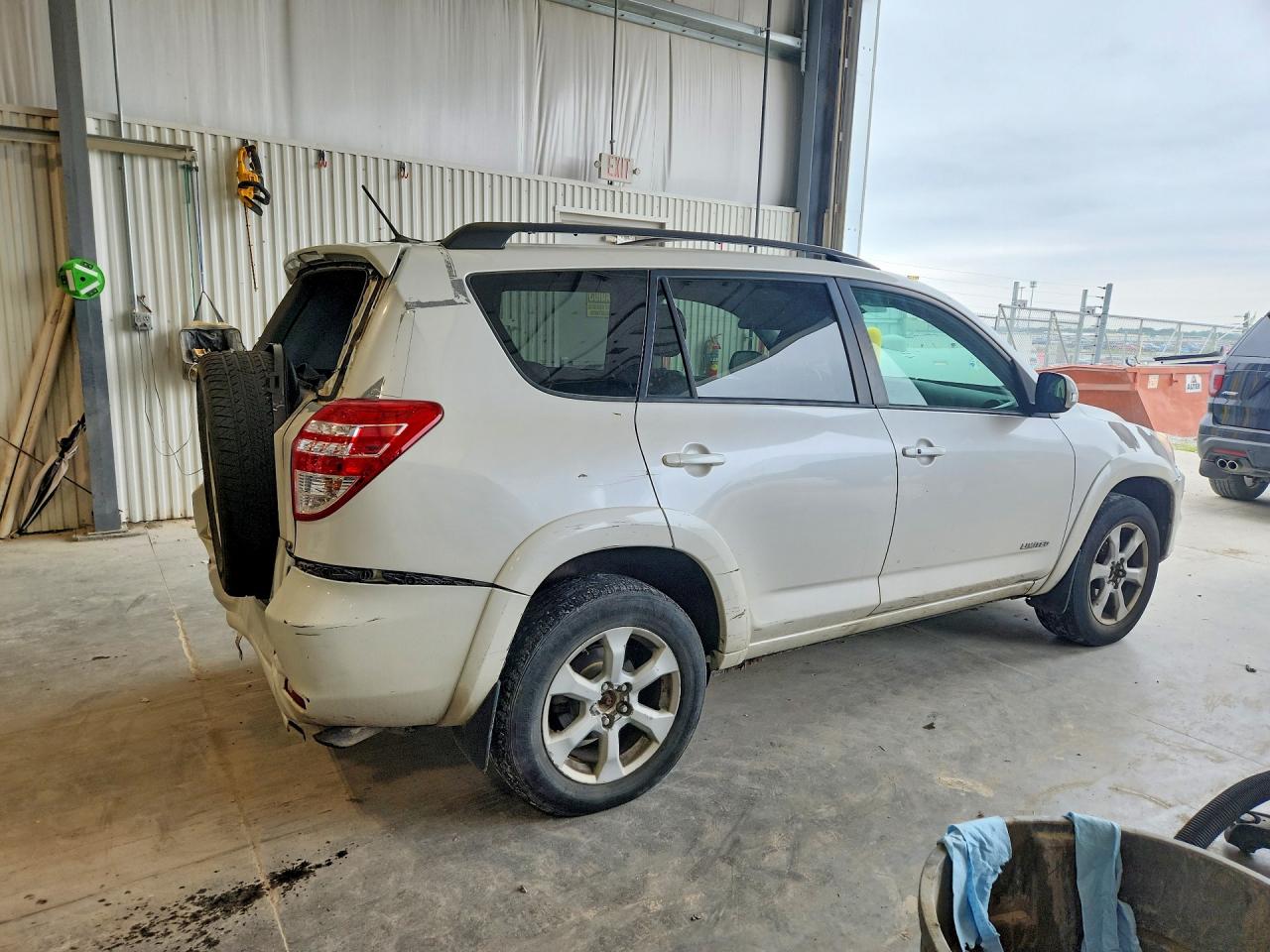 2012 Toyota Rav4 Limited White vin: 2T3DF4DVXCW249872