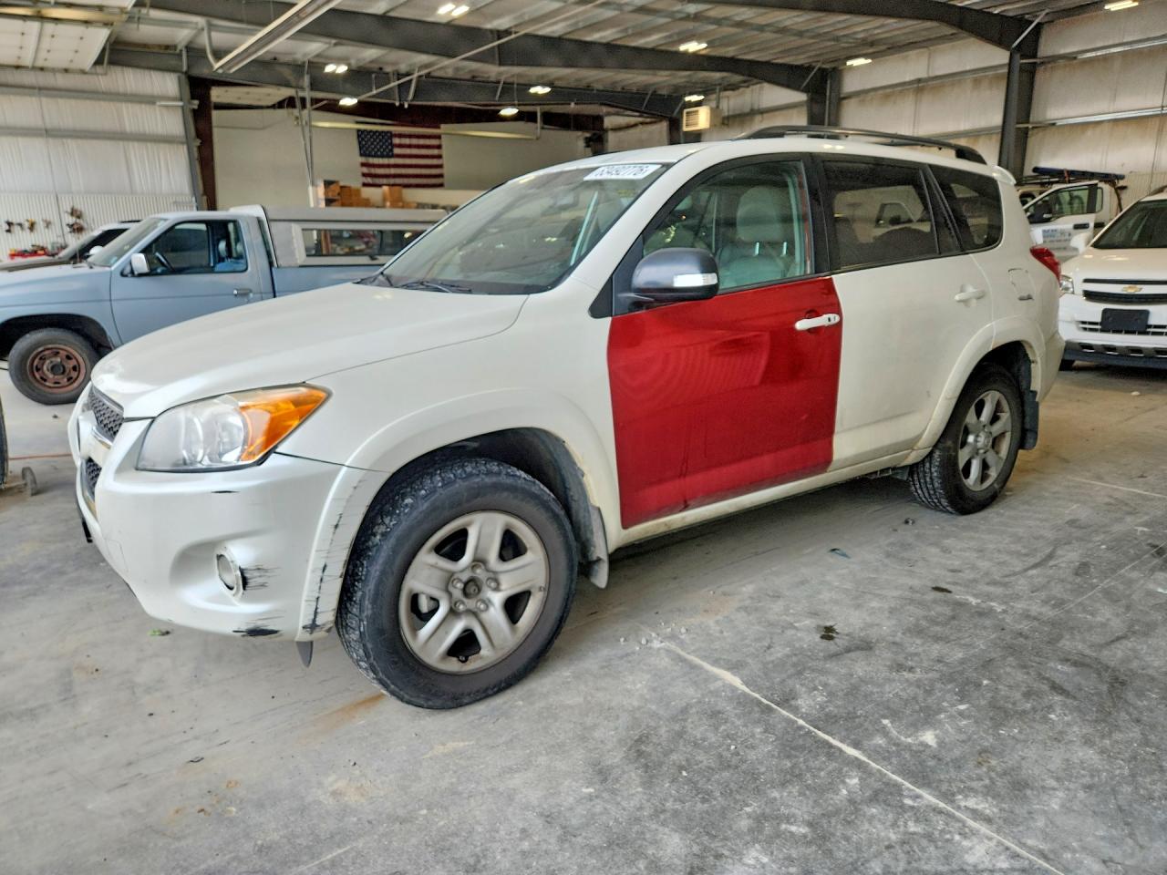2012 Toyota Rav4 Limited White vin: 2T3DF4DVXCW249872