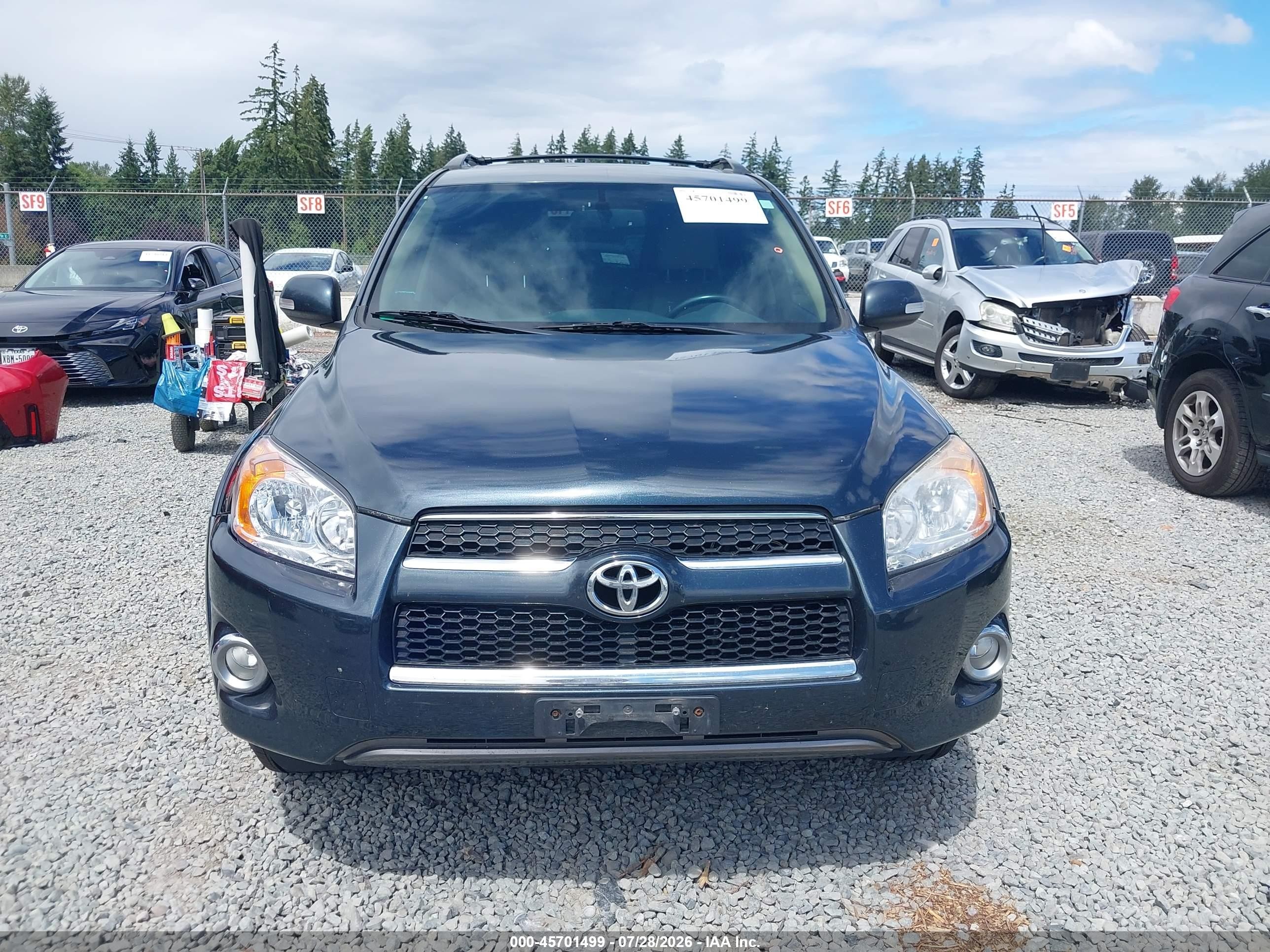 2012 Toyota Rav4 Limited Gray vin: 2T3DF4DVXCW259866