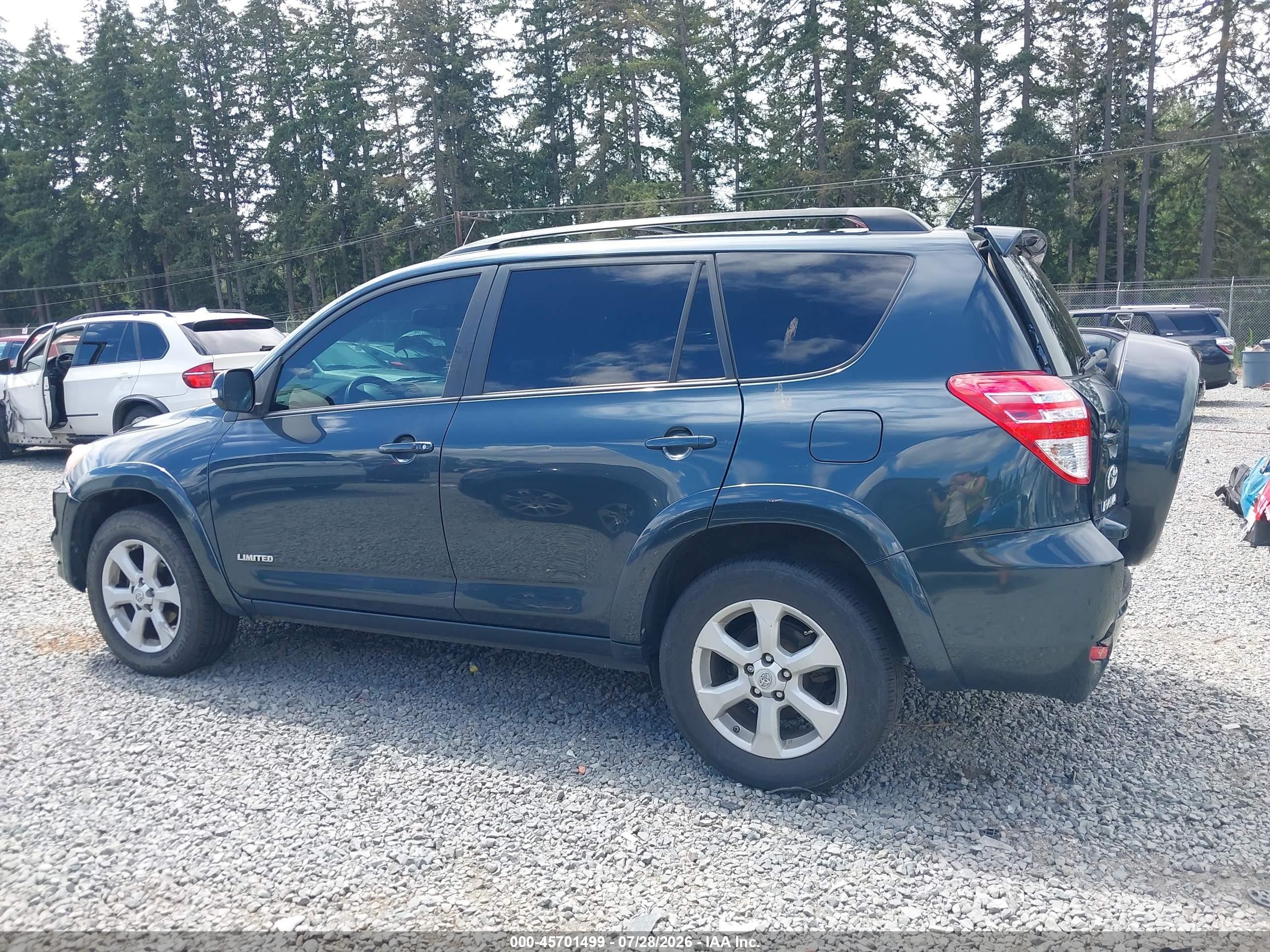 2012 Toyota Rav4 Limited Gray vin: 2T3DF4DVXCW259866