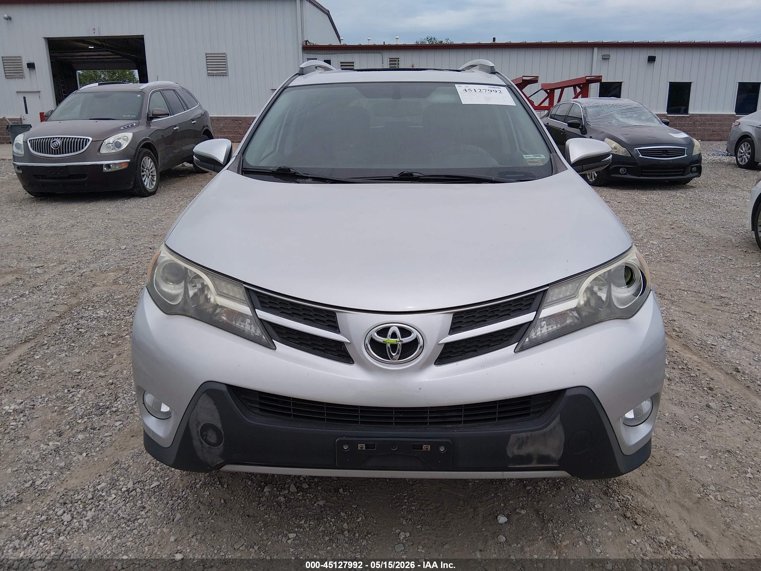 2013 Toyota Rav4 Limited Silver vin: 2T3DFREV0DW007590