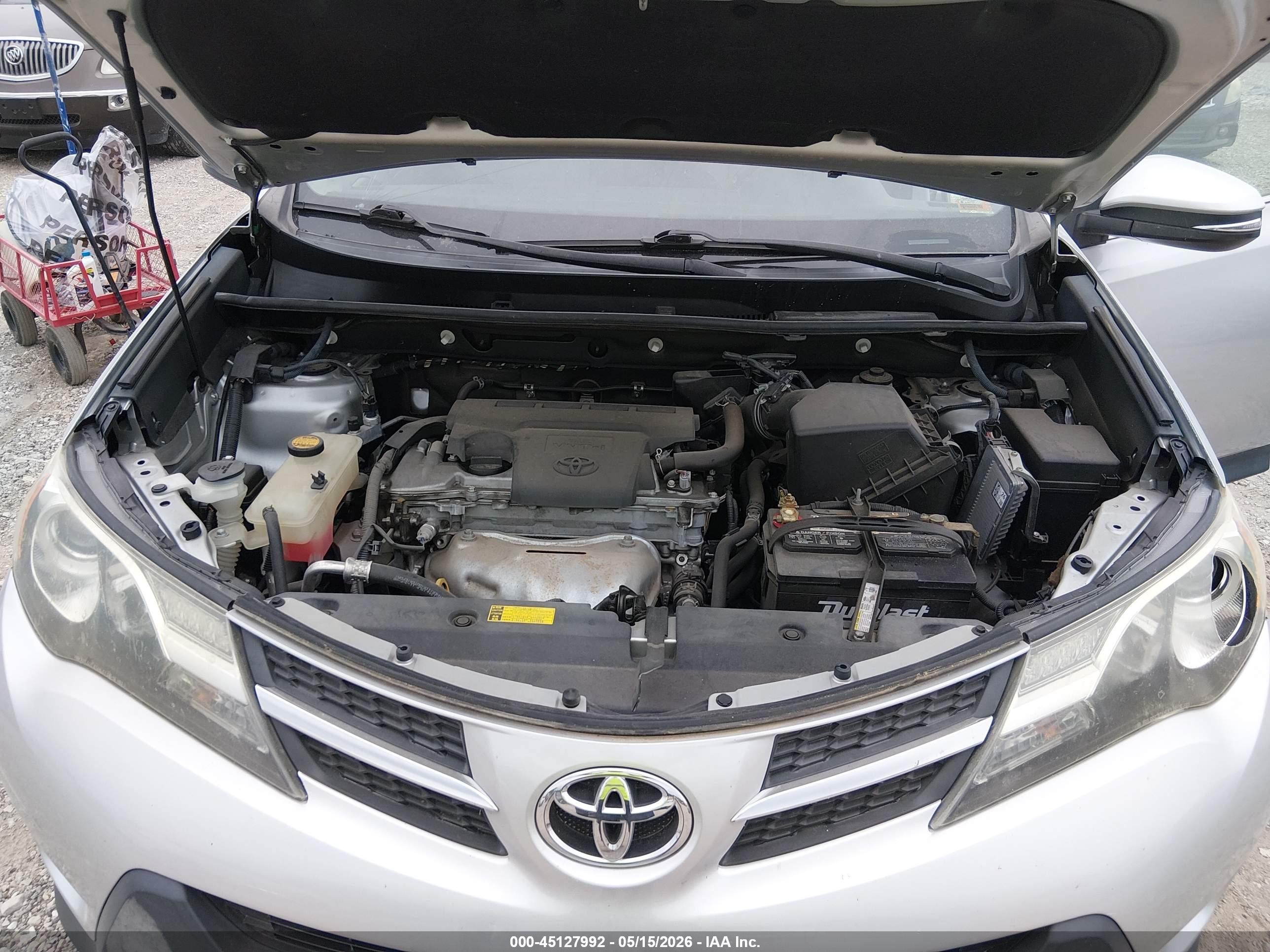 2013 Toyota Rav4 Limited Silver vin: 2T3DFREV0DW007590