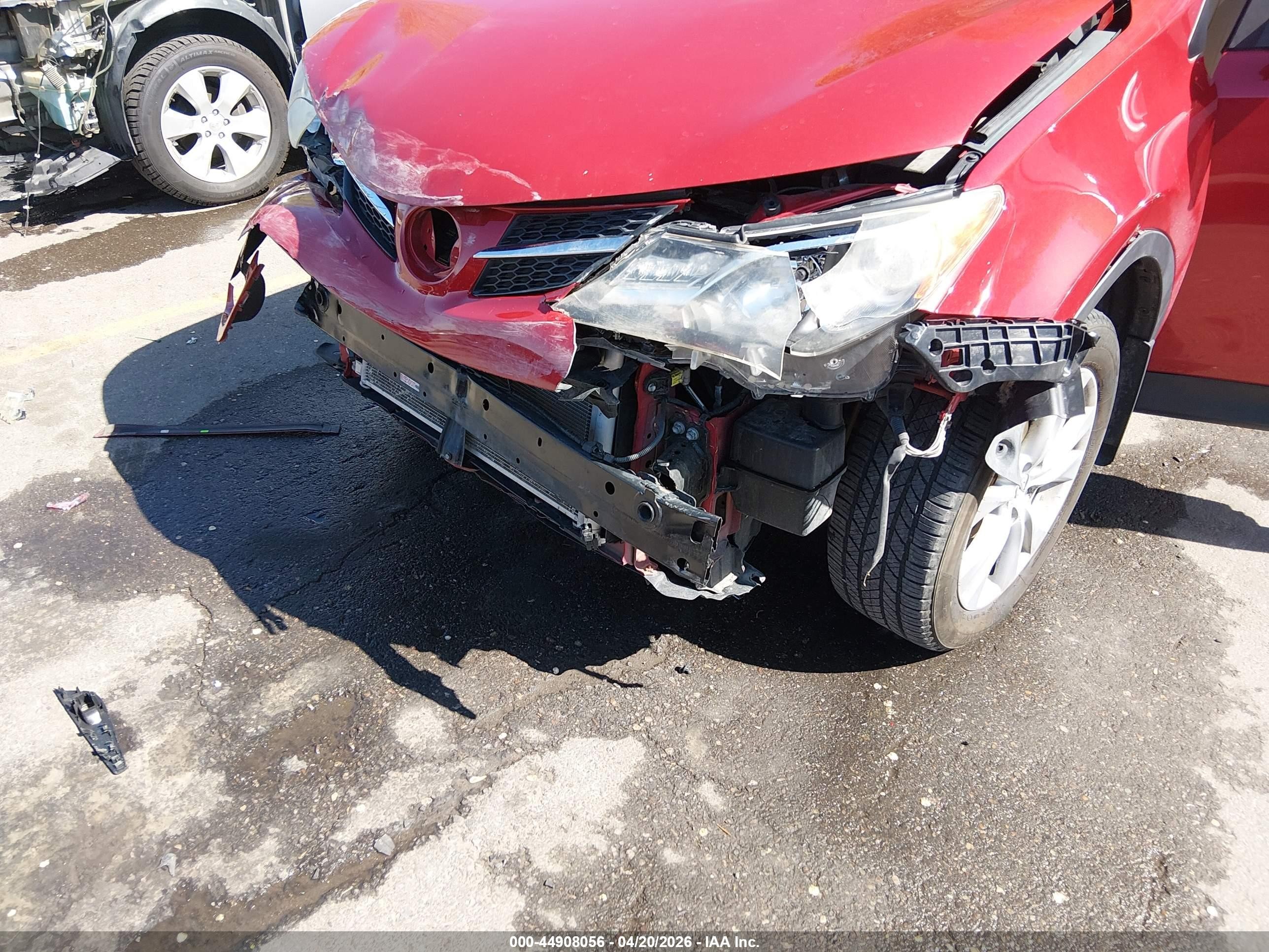 2013 Toyota Rav4 Limited Burgundy vin: 2T3DFREV0DW014393