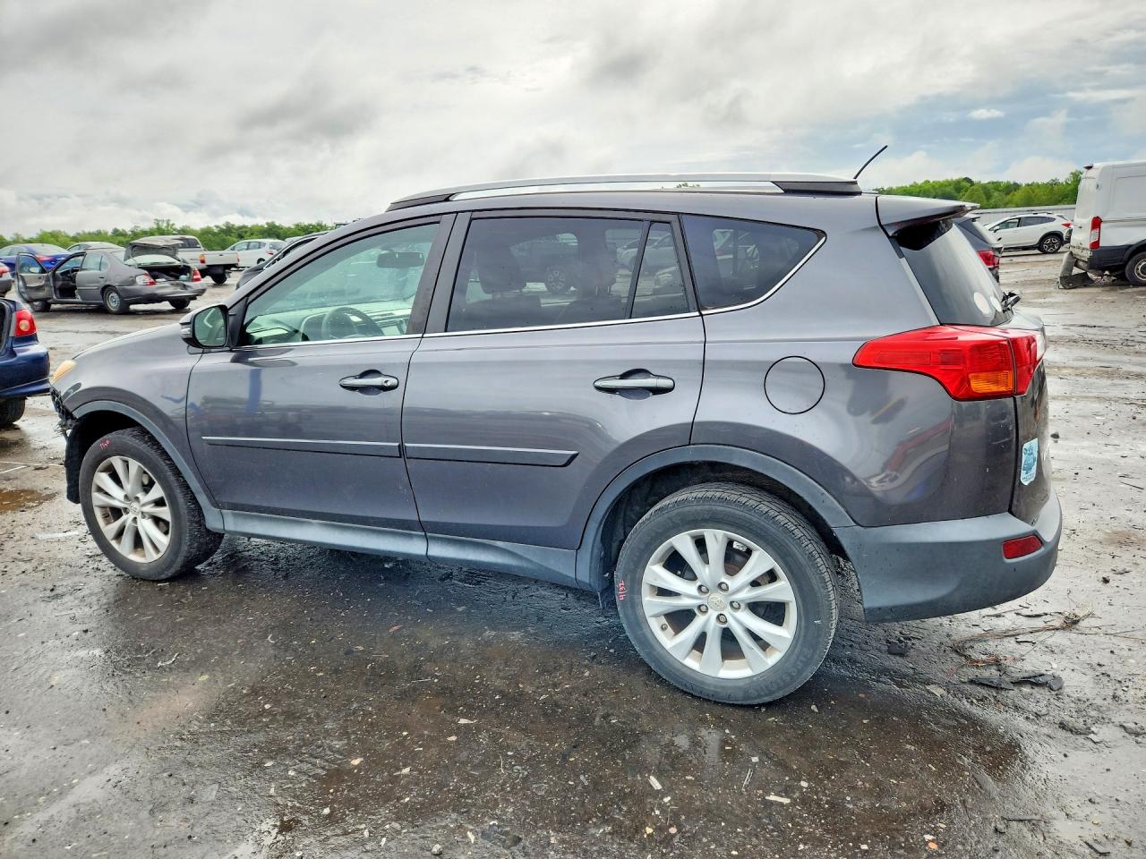 2013 Toyota Rav4 Limited Gray vin: 2T3DFREV0DW021585